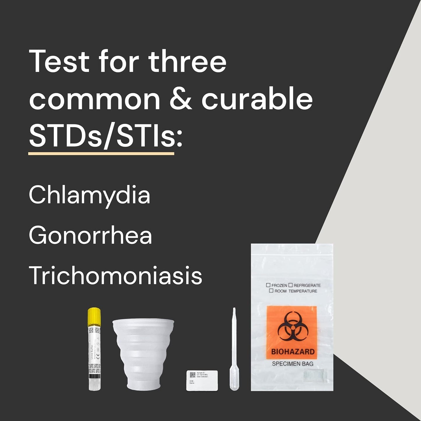 Simple HealthKit Chlamydia, Gonorrhea, and Trich - at Home STD Test. Telehealth Included. Results In 24 Hours.