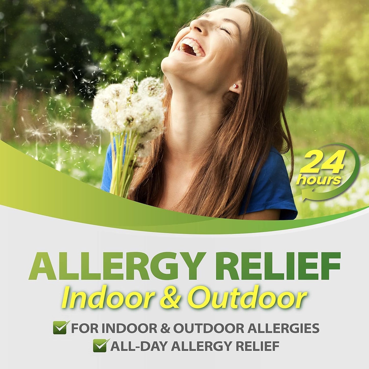 HealthA2Z® Allergy Relief | Cetirizine 10mg, 10 Tablets