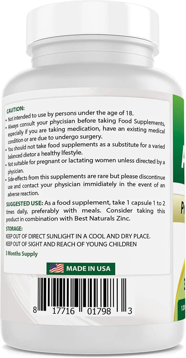 Best Naturals Astragalus 1000 mg 120 Capsules Best Naturals