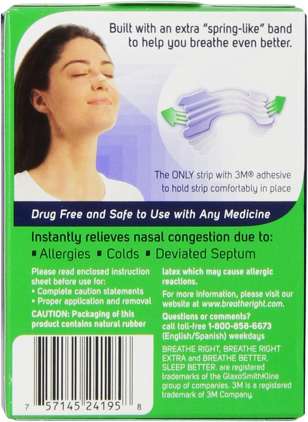 Breathe Right Nasal Strips | Extra Strength | 44 Count