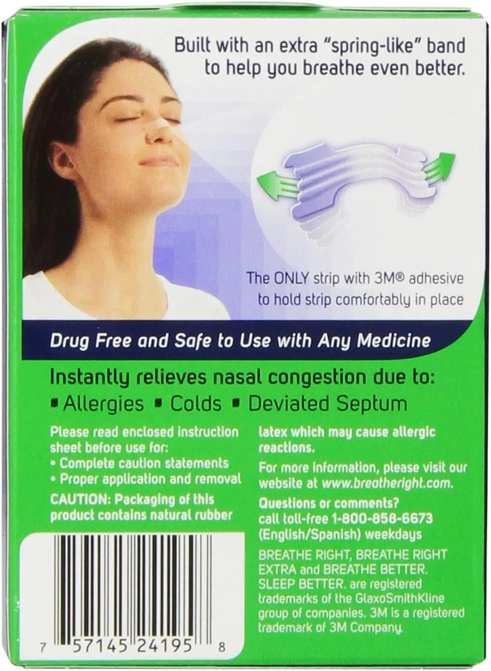 Breathe Right Nasal Strips | Extra Strength | 44 Count Breathe Right