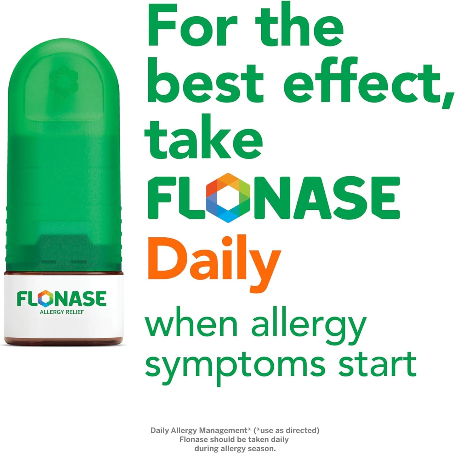 Flonase Children's Allergy Medicine for 24 Hour Relief Metered Nasal Spray, 72 Sprays