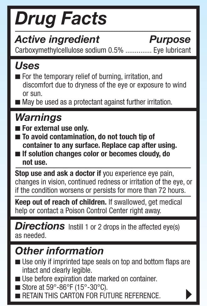 Refresh Tears Lubricant Eye Drops, 2 Count (Pack of 1)