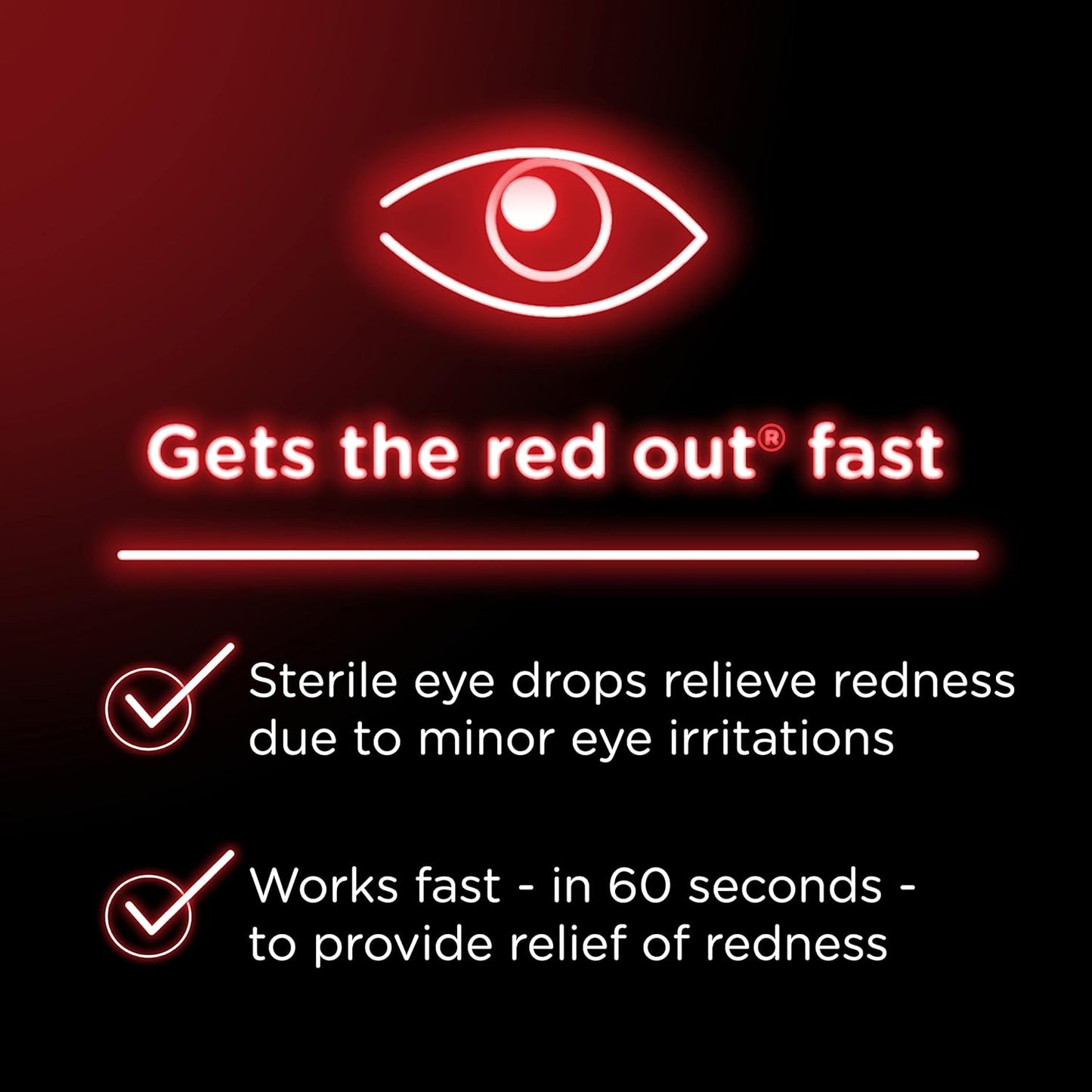 Visine Red Eye Comfort Redness Relief Eye Drops - 0.5 fl. oz