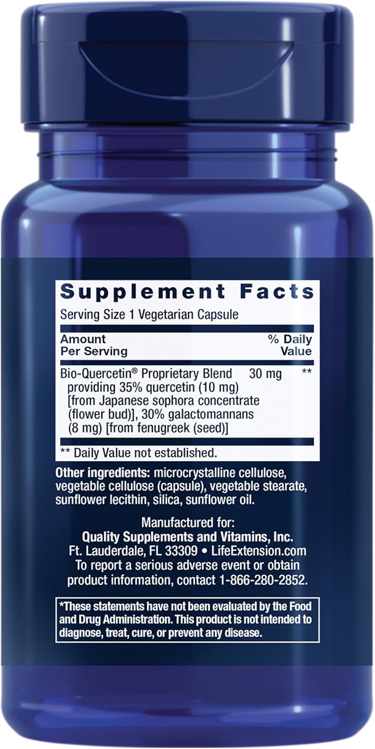 Life Extension, Bio-Quercetin, 30 Vegetarian Capsules