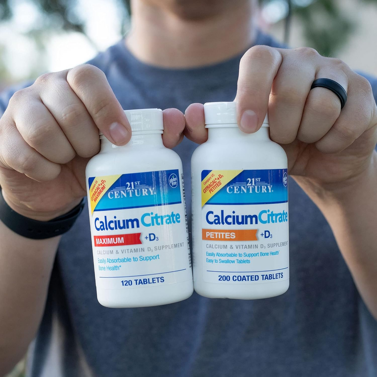 21st Century Calcium Citrate + D3 Petites Coated Tablets 200 21st Century