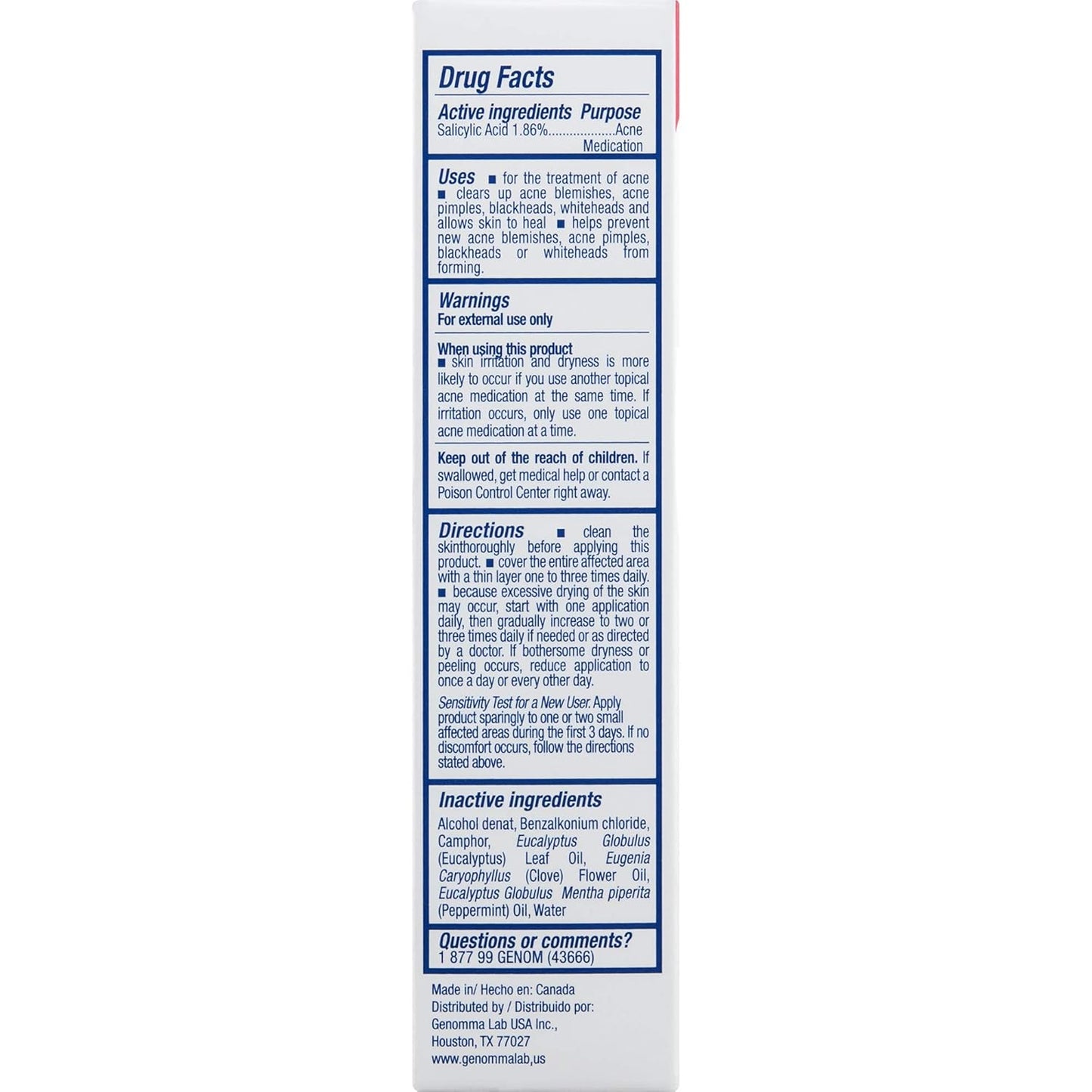 Asepxia Acne Lotion with Salicylic Acid, Pimples and Blackheads, 4 fl oz