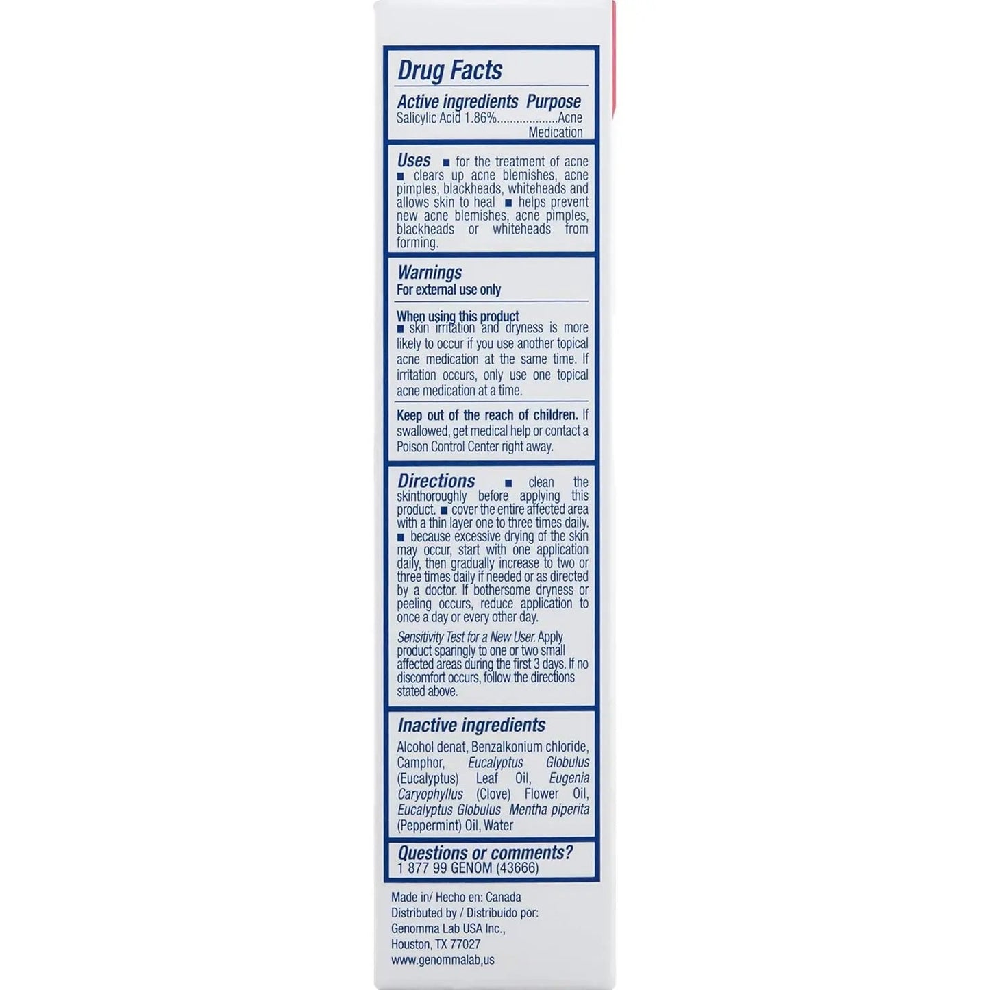 Asepxia Acne Lotion with Salicylic Acid, Pimples and Blackheads, 4 fl oz Asepxia