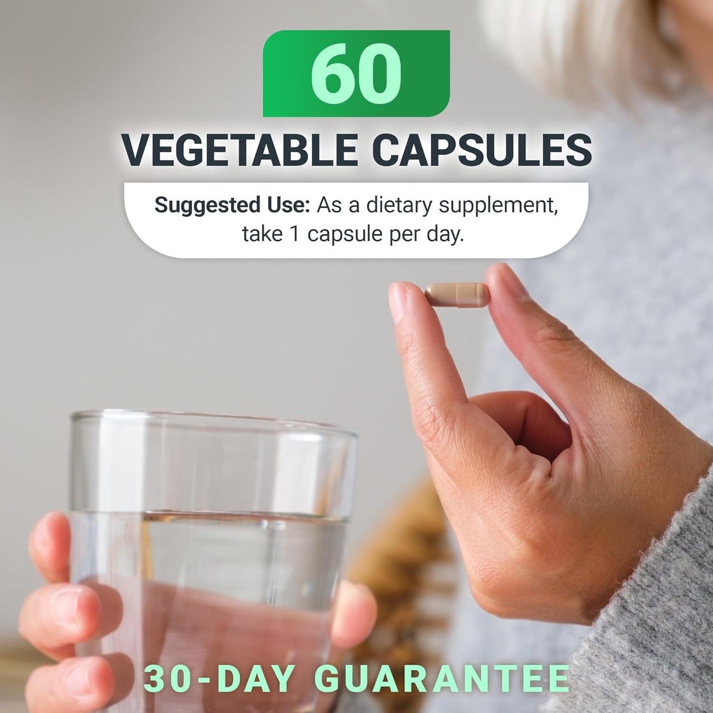 Dr. Berg Natural Vitamin B1 B6 B12 Complex - 60 Capsules