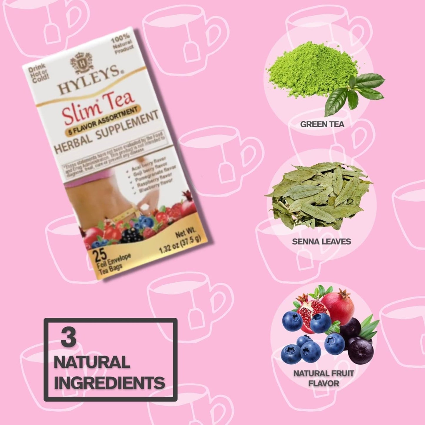 Hyleys Slim Tea - 25 Tea Bags
