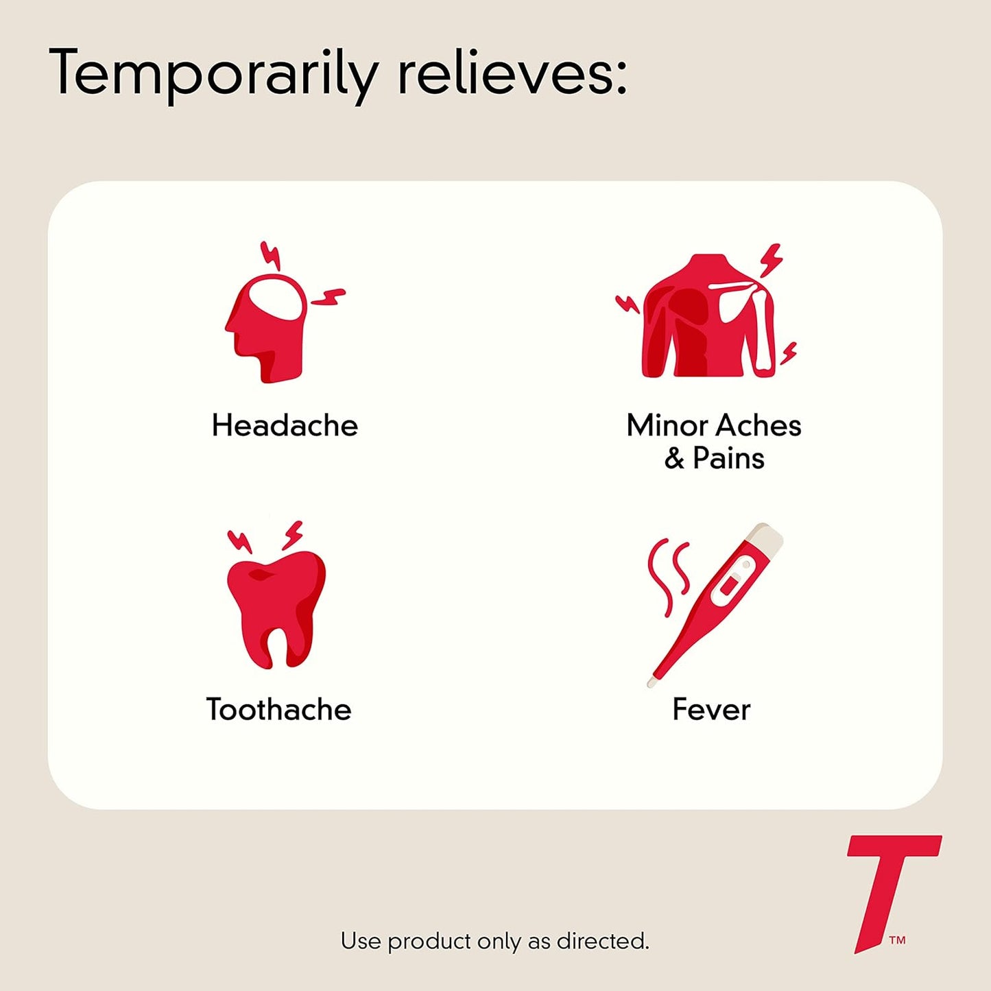 Tylenol Children's Liquid Oral Suspension Pain Reliever & Fever Reducer with Acetaminophen, Dye-Free, Cherry, 4 Fl. Oz Tylenol