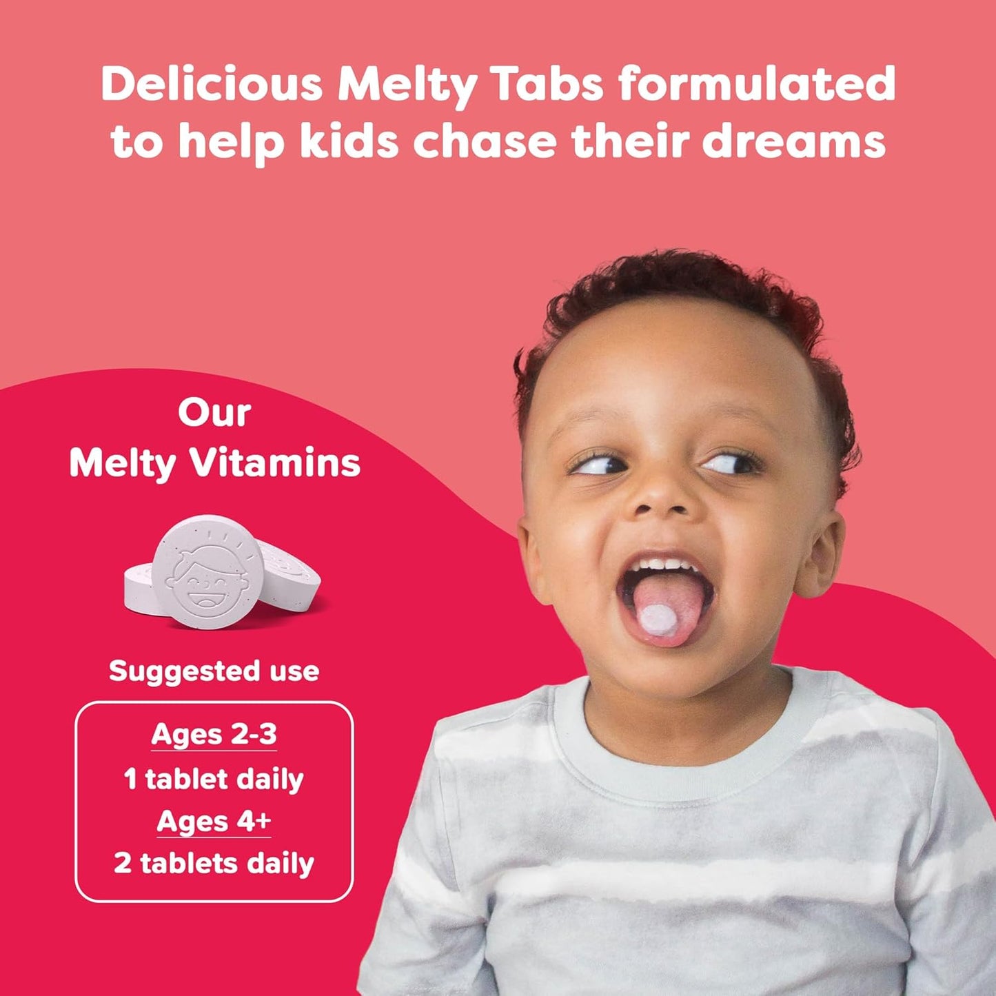 Renzo's Iron Supplements Dissolvable Vegan for Kids Children, Sugar Free for Anemia, Oh-Oh-Oh Orange Flavor, 90 Melty Tabs