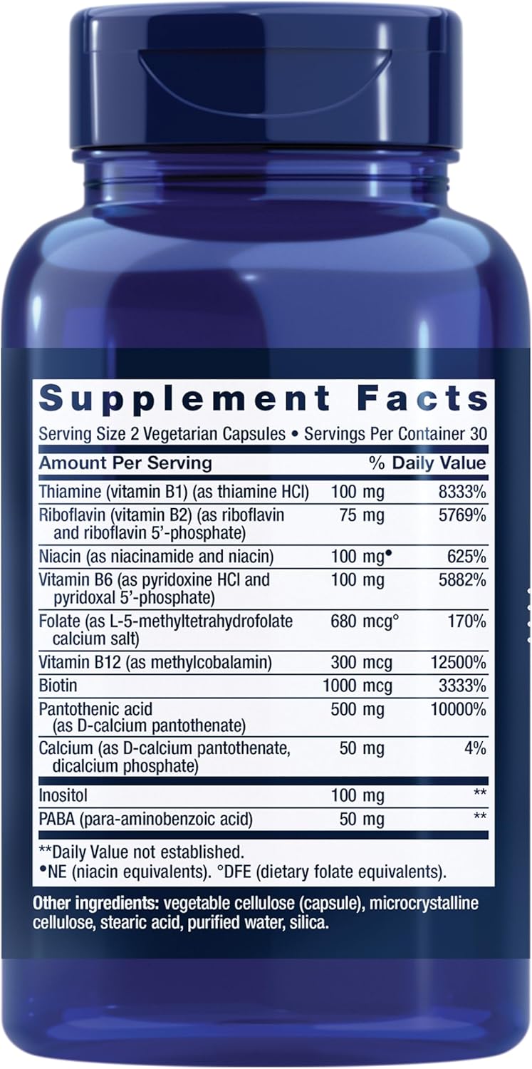 Life Extension, BioActive Complete B-Complex, 60 Vegetarian Capsules