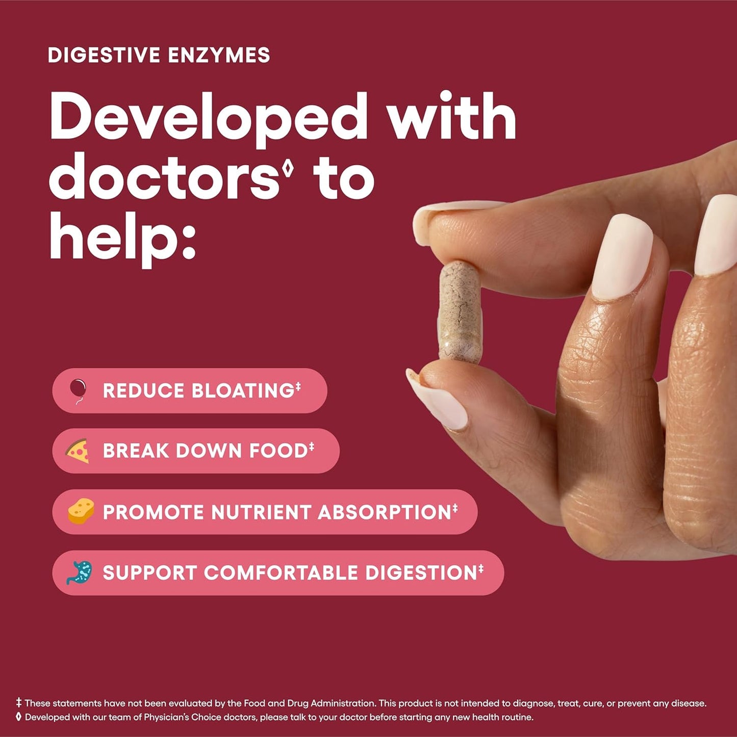 Physician's CHOICE Digestive Enzymes - Multi Enzymes - 30 count