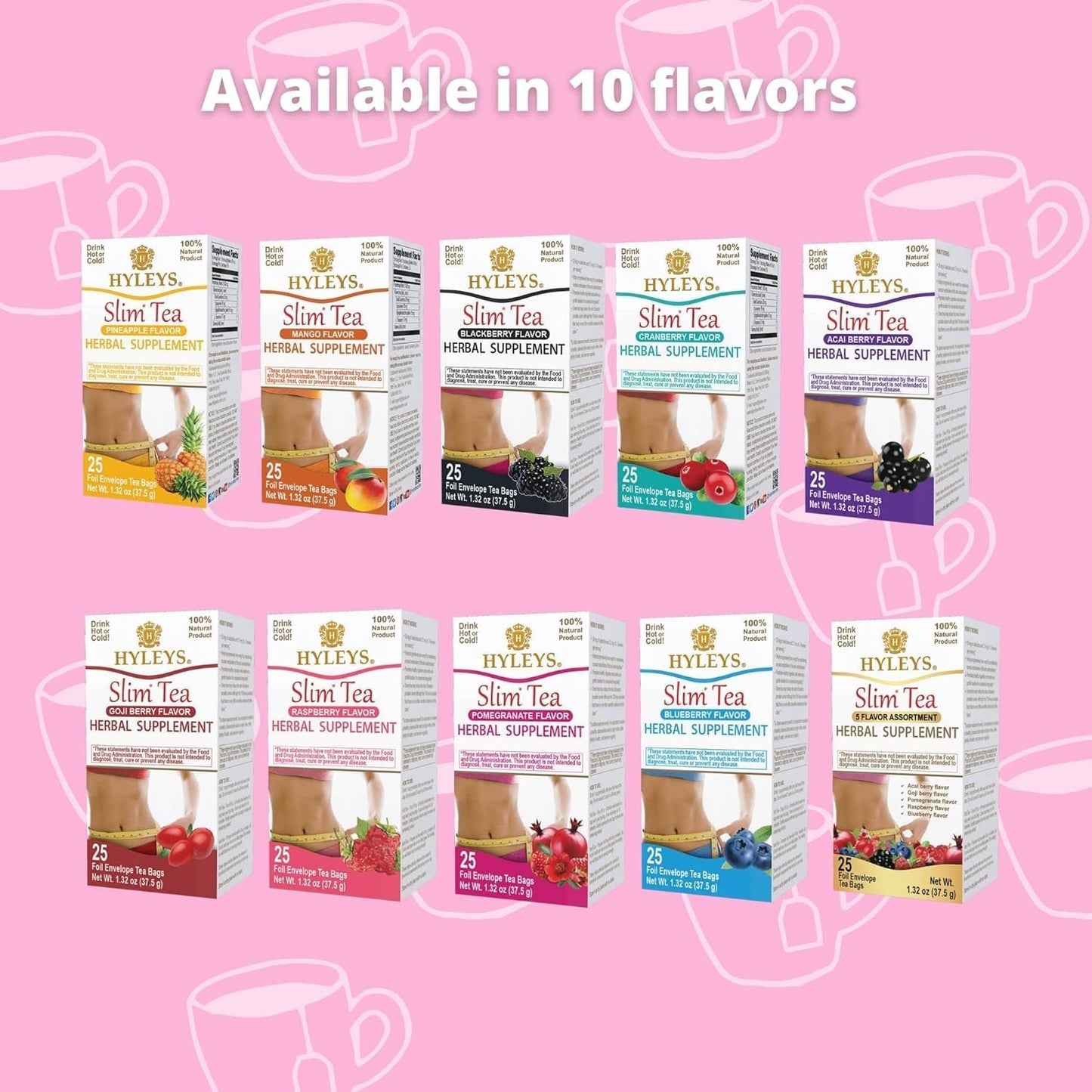 Hyleys Slim Tea - 25 Tea Bags