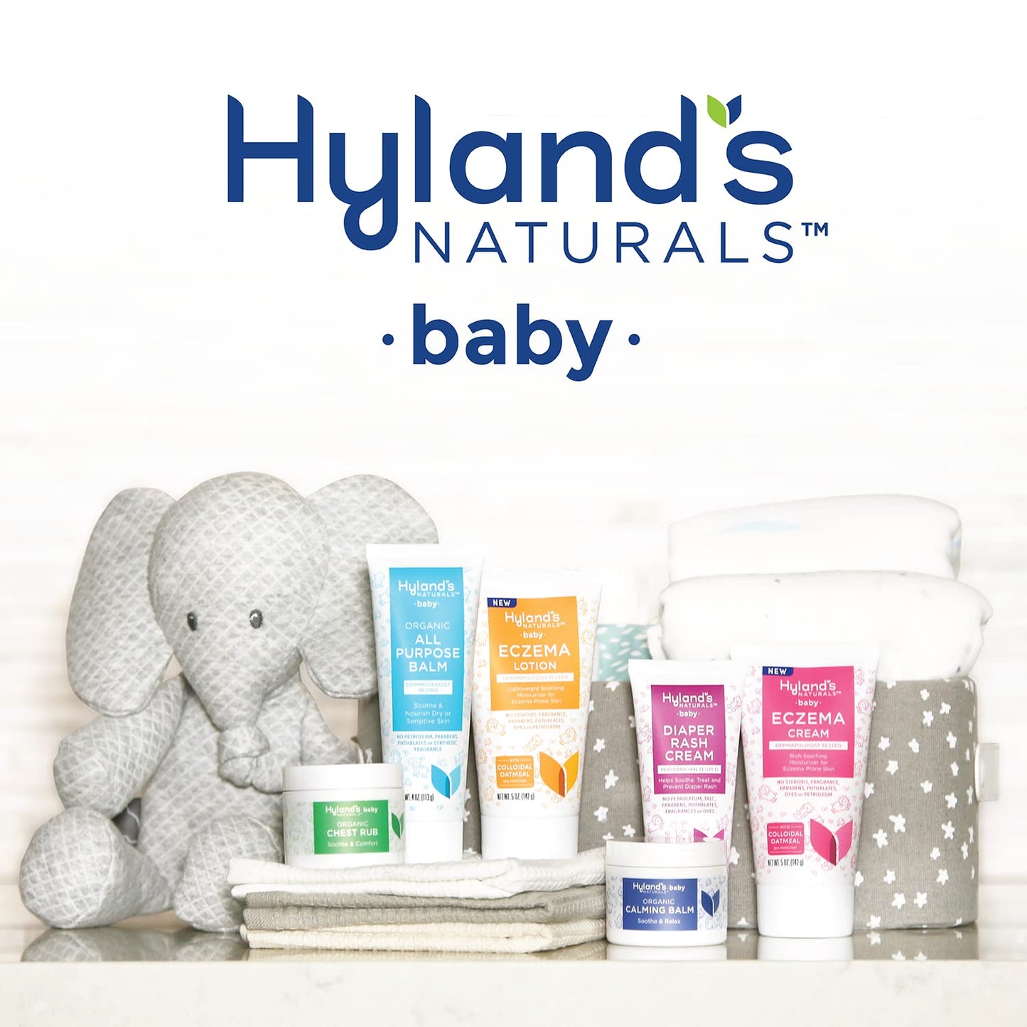 Hyland's Naturals Baby Eczema Lotion, Lightweight Soothing Moisturizer for Eczema Prone Skin, With Colloidal Oatmeal, 5 ounce