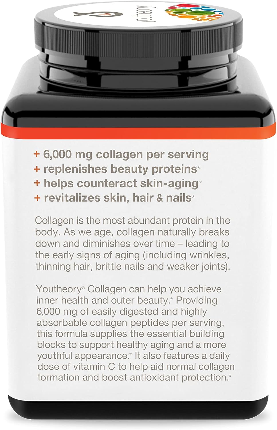 Youtheory Collagen with Vitamin C - 120 Supplements