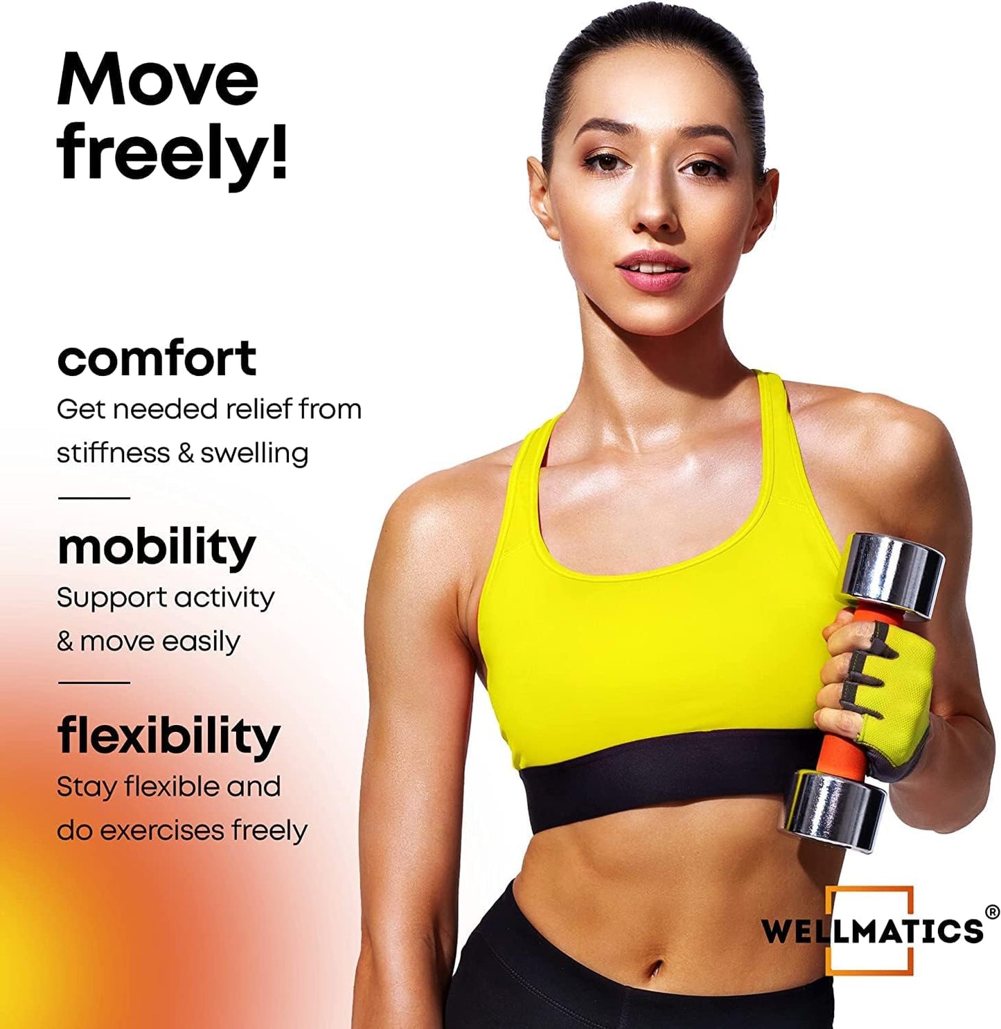 WELLMATICS Glucosamine Chondroitin with MSM & Collagen - Made in USA - Natural Joint Support Supplement - Triple Action for Joint Health - Joint Discomfort Relief for Back, Knees, Hands - 120 Capsules