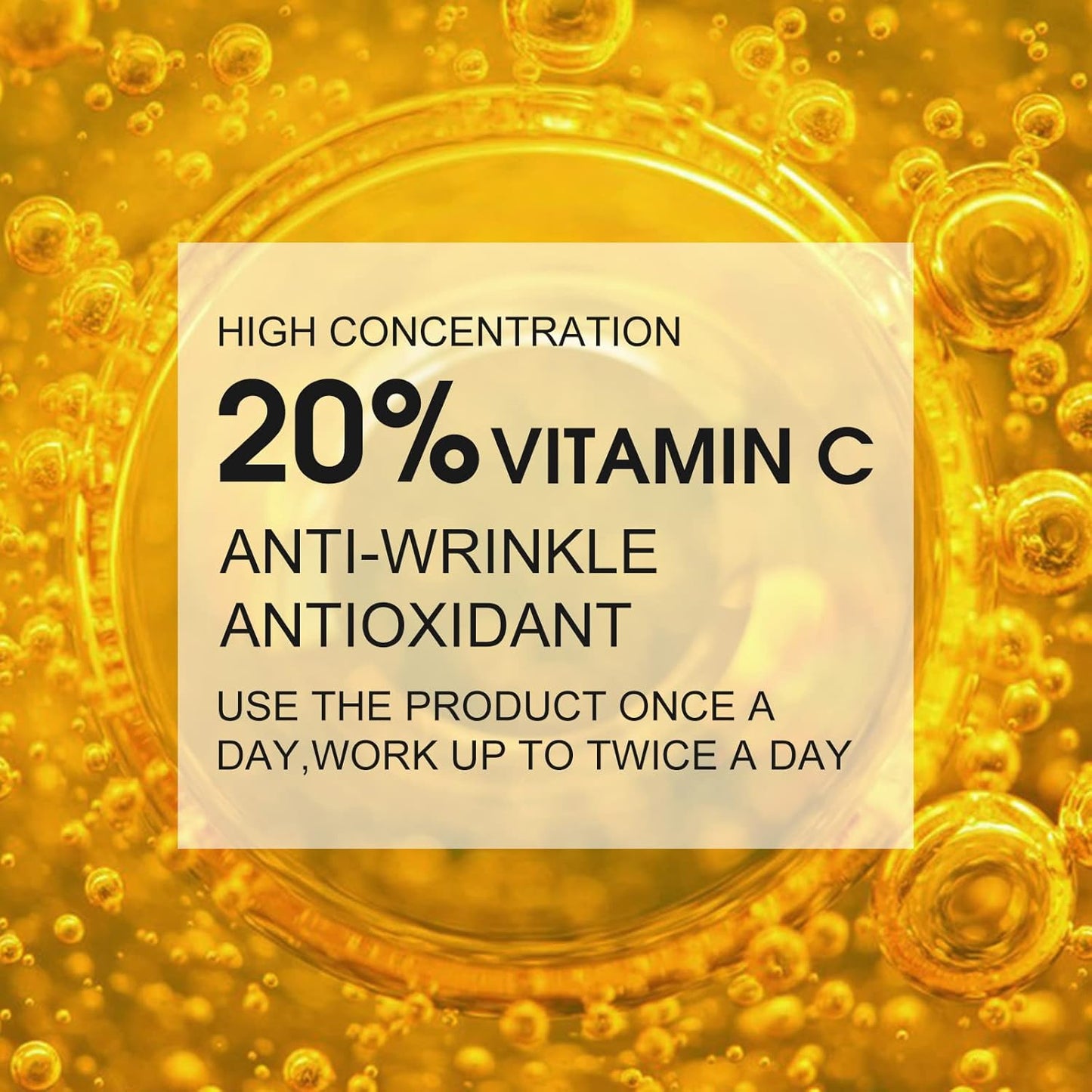 PREMIUM Vitamin C Serum For Face with Hyaluronic Acid Serum - Anti Ageing & Anti Wrinkle Serum