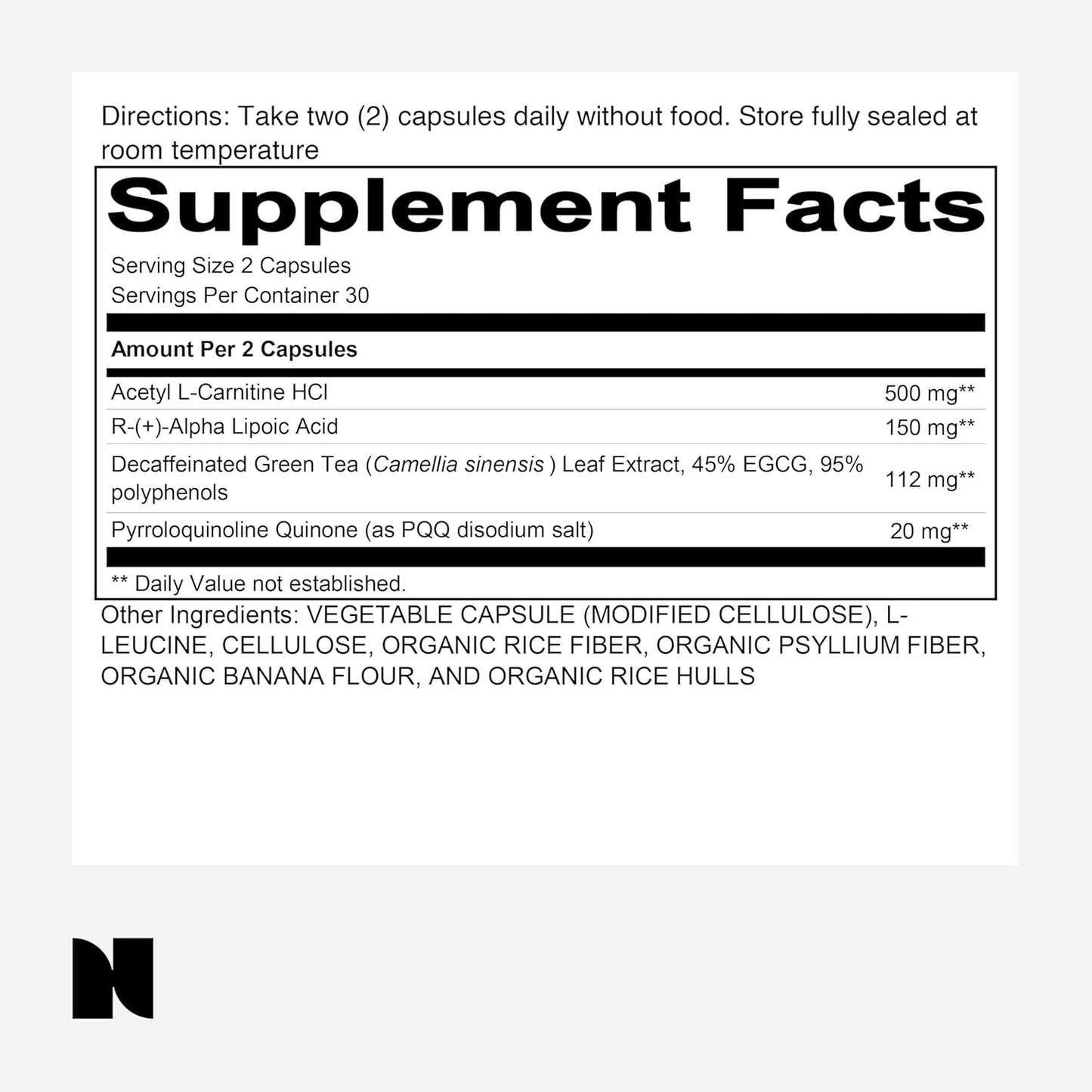 Needed. Egg Quality Support - Fertility Support - Fertility Supplement for Women - 60 Capsules - 30 Day Supply Needed