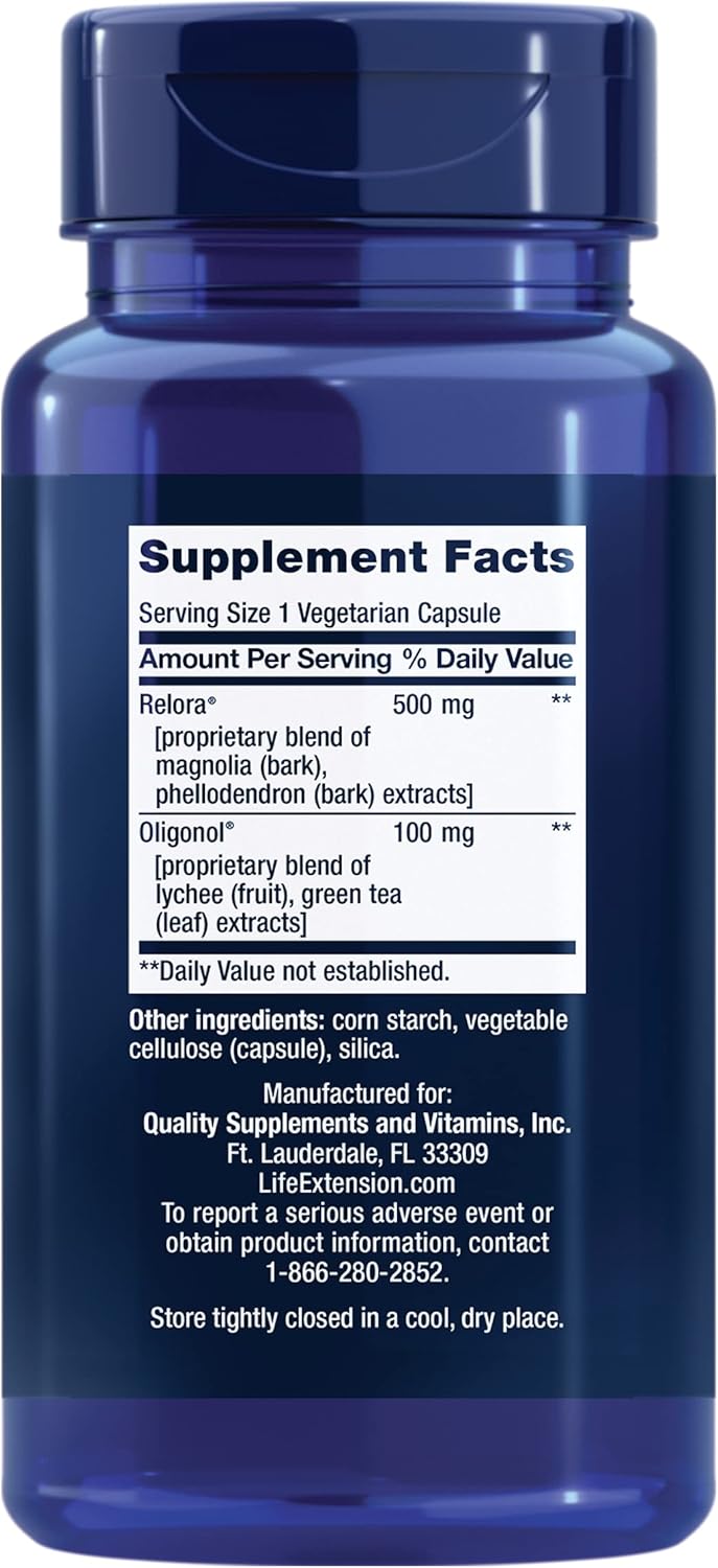 Life Extension Cortisol-Stress Balance - 1-Daily, 30 Capsules Life Extension