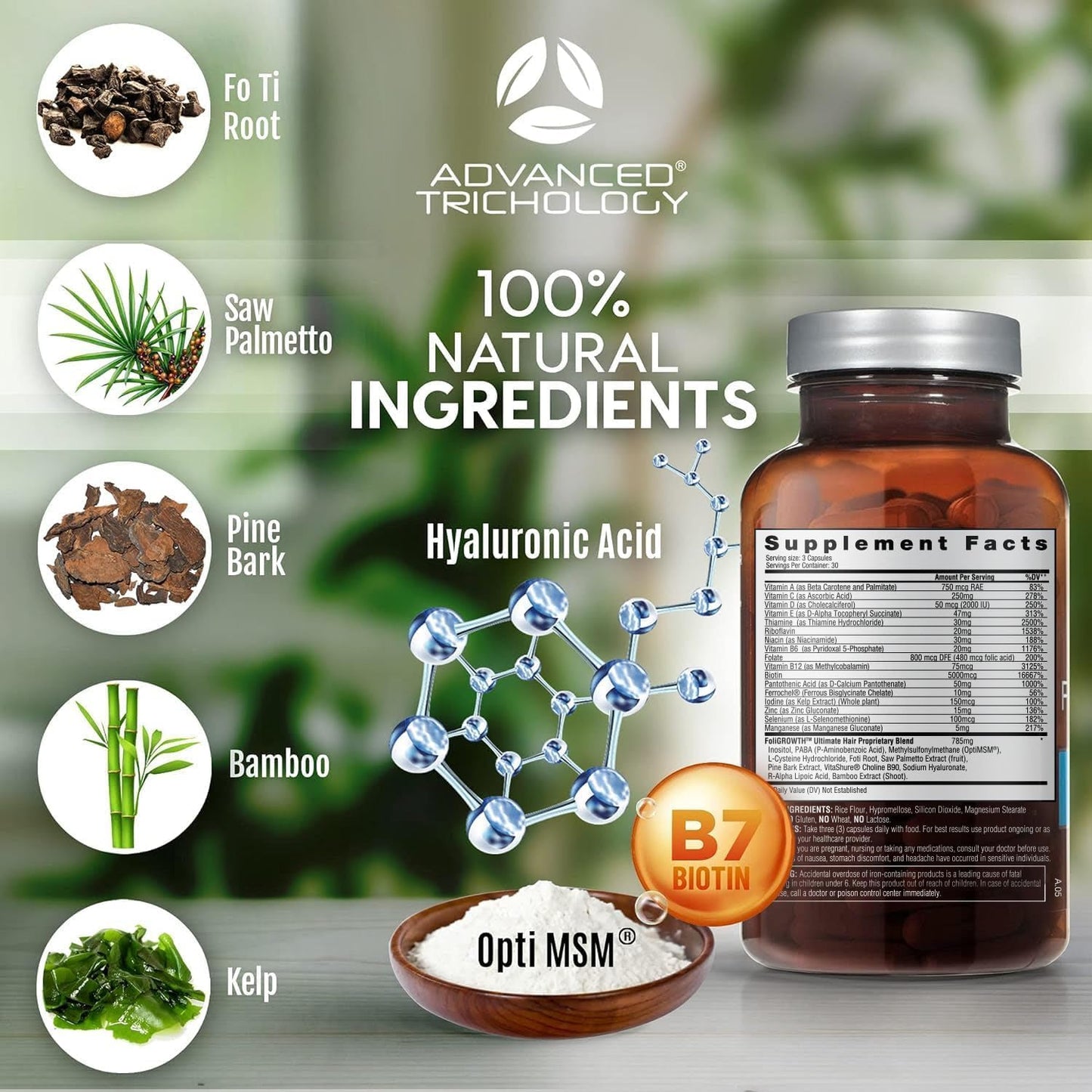 FoliGROWTH Growth Supplement for Thicker Fuller Hair