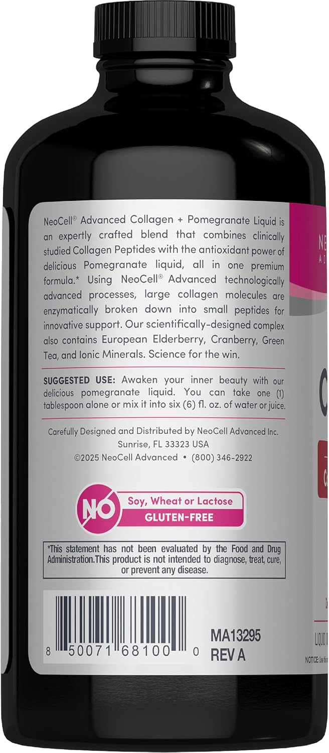 NeoCell Liquid Collagen Pomegranate, 16 oz., 1 Bottle