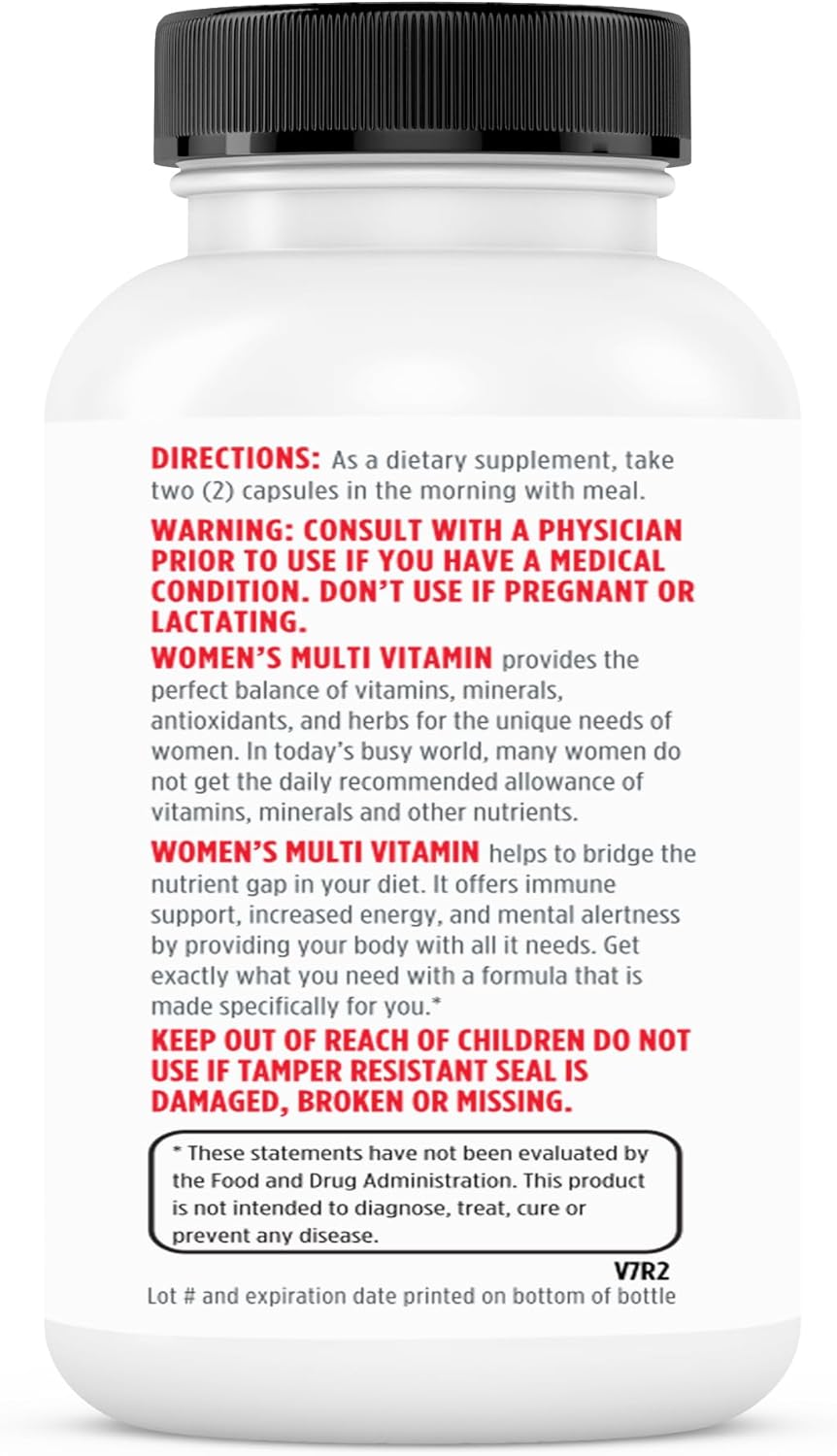 Renew Actives Women's Daily Vitamin & Antioxidant! We Deliver 100% of Your Daily Vitamin & Mineral Values to Bridge Your Nutrition Gap - Feel The Difference