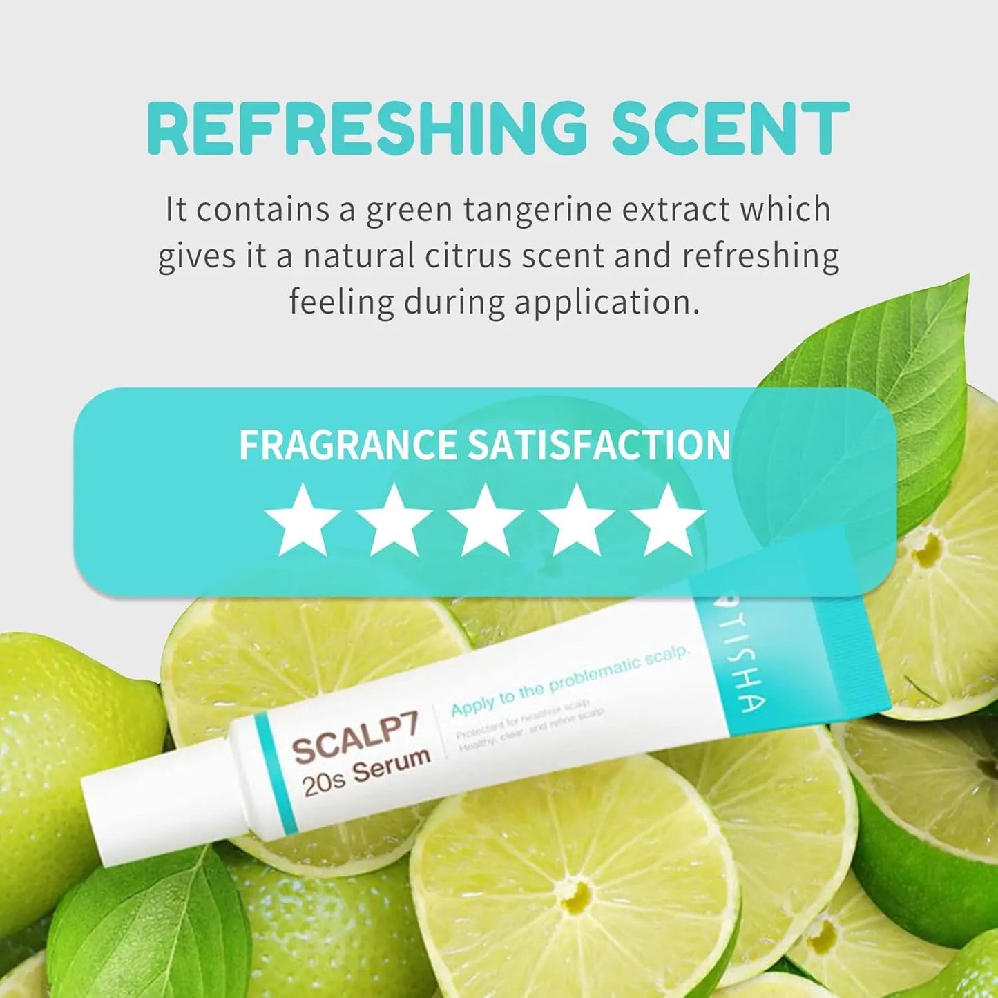 Tisha Scalp 7 Serum | Hair Growth Serum | Scalp Serum | Serum for Hair | Hair Serum for Thicker and Fuller Hair | 15ml | 0.5 fl.oz. | TISHA AC7 MWM