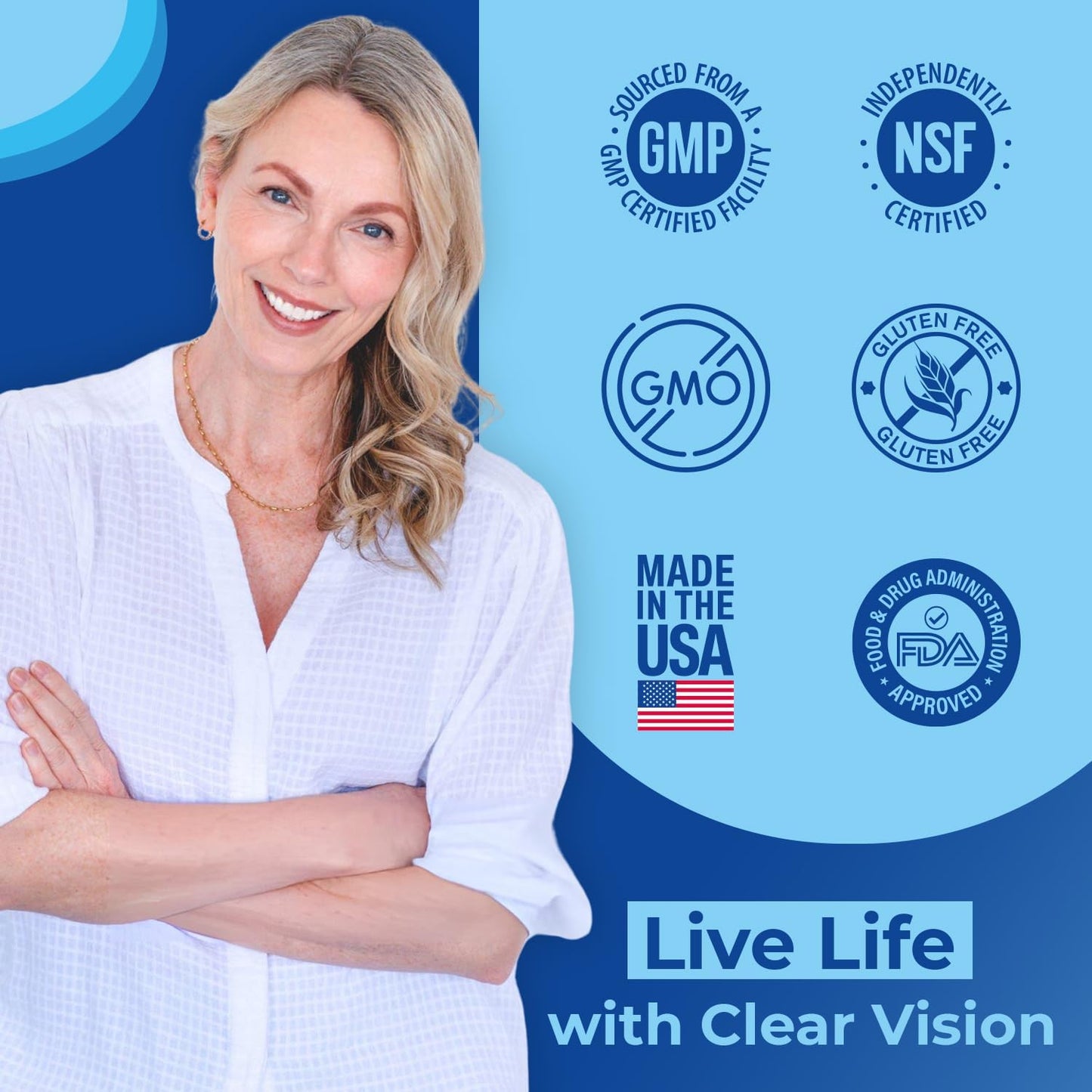 Xevich Sight Care - Sight Care Premium Dietary Supplement (Single, 60 Capsules) Vitamins Depots