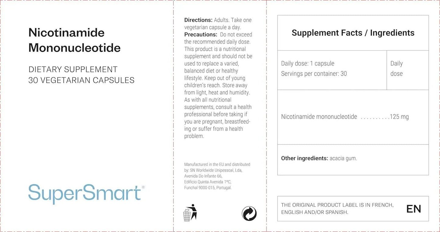 Supersmart - Smart Eyes™ - Eye Drops with 1% N-Acetyl-L-carnosine - Helps to Prevent Dry Eye & Irritation | Non-GMO & Gluten Free - 2 Containers of 5 ml Supersmart