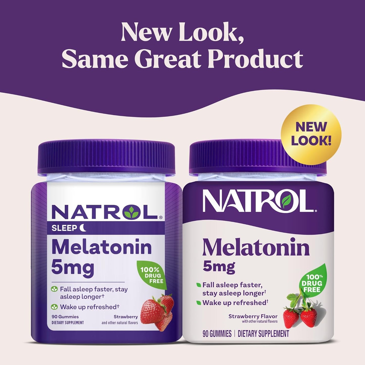 Natrol Melatonin 5 mg, 90 Strawberry-Flavored Gummies