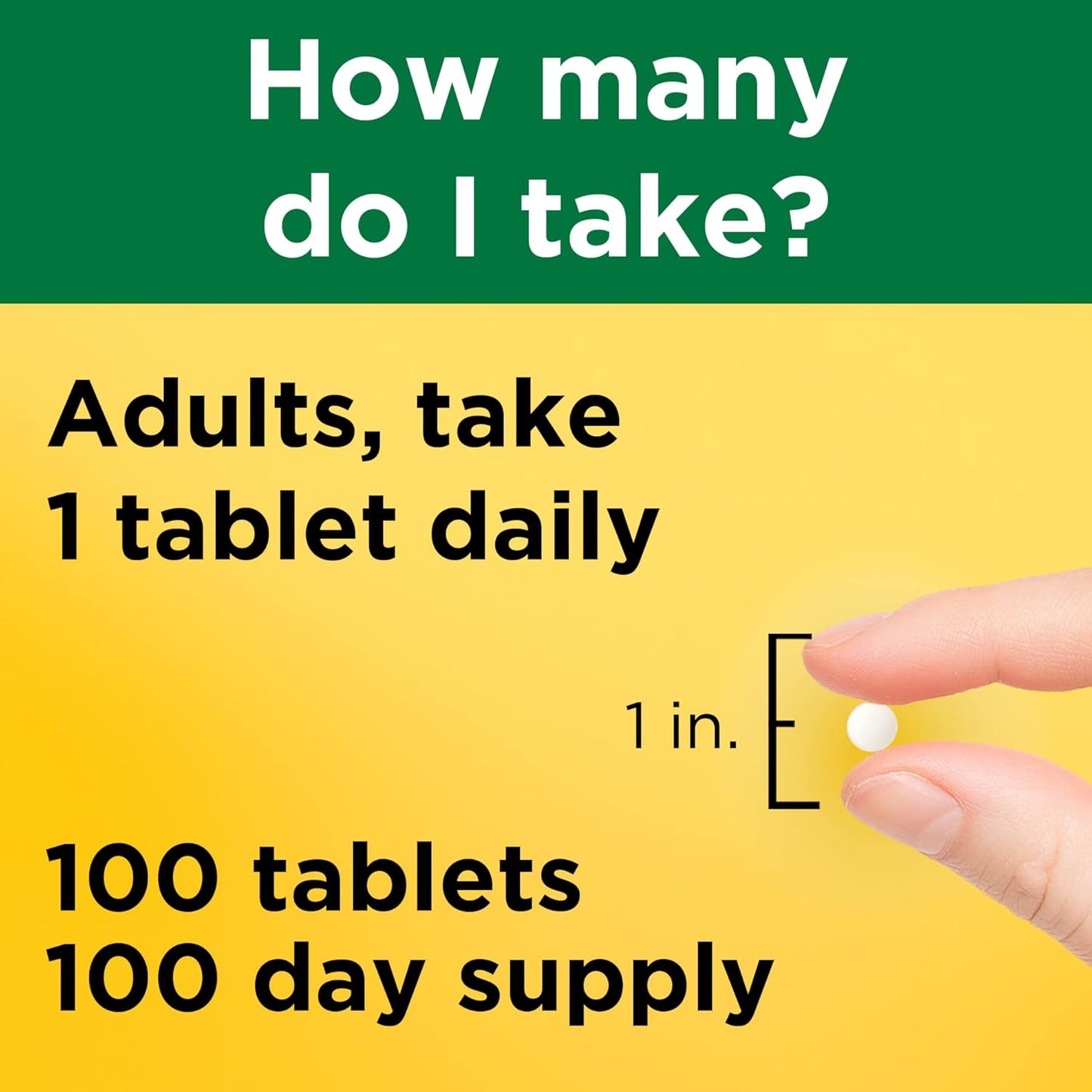 Nature Made Vitamin B1 100 mg, 100 Tablets