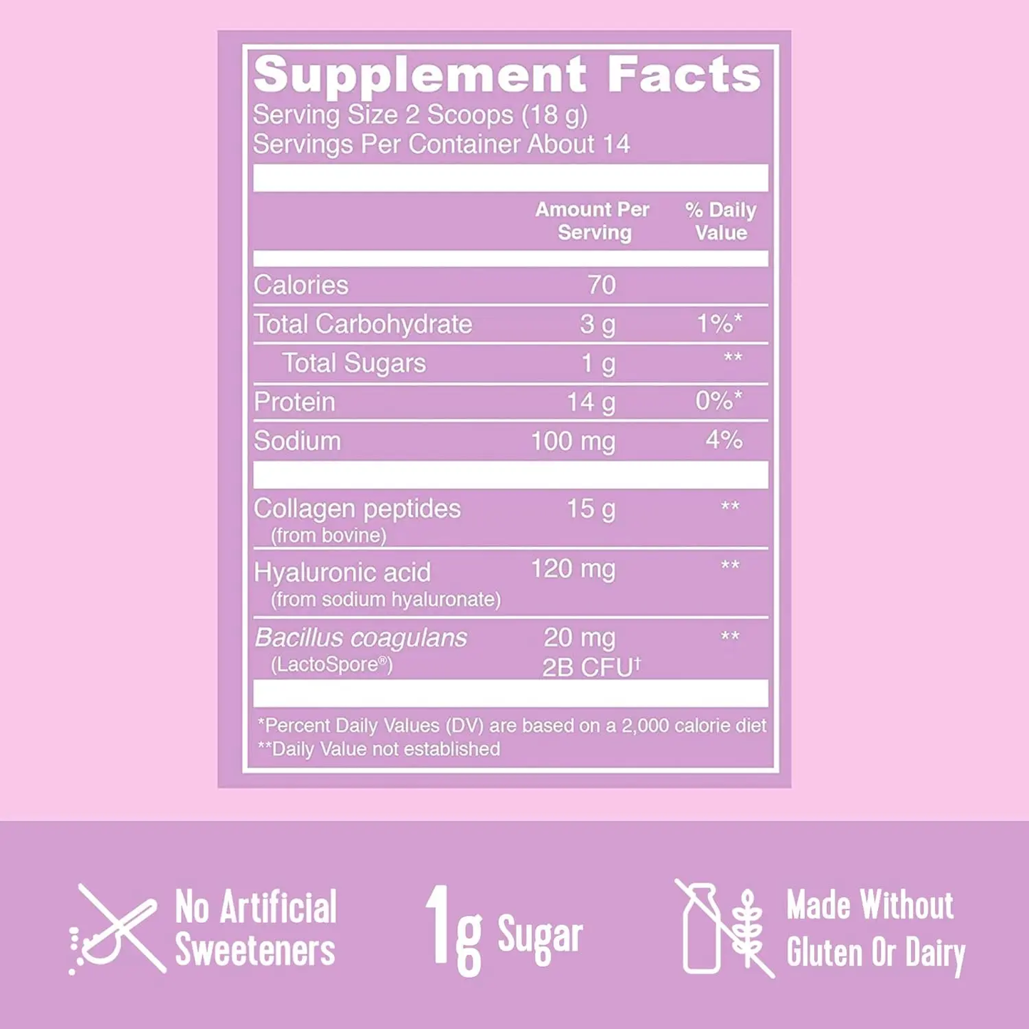 Vital Protein Beauty Collagen Peptides for Women, 120mg of Hyaluronic Acid 9oz Vital Protein