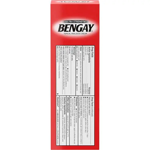 Bengay Ultra Strength Topical Pain Relief Cream, 4 oz