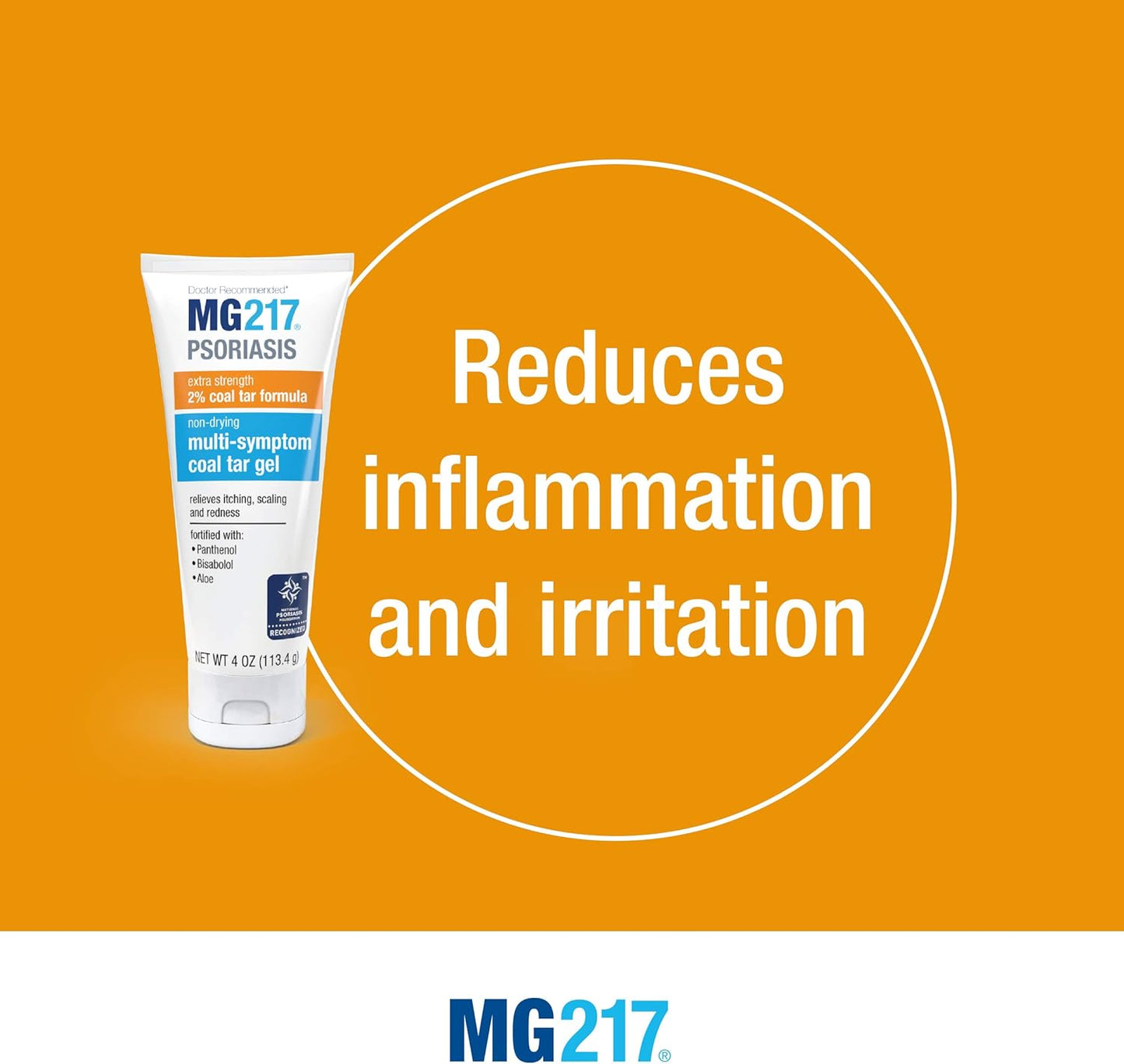 MG217 Psoriasis Extra Strengh 2% Coal Tar Formula Gel Cream