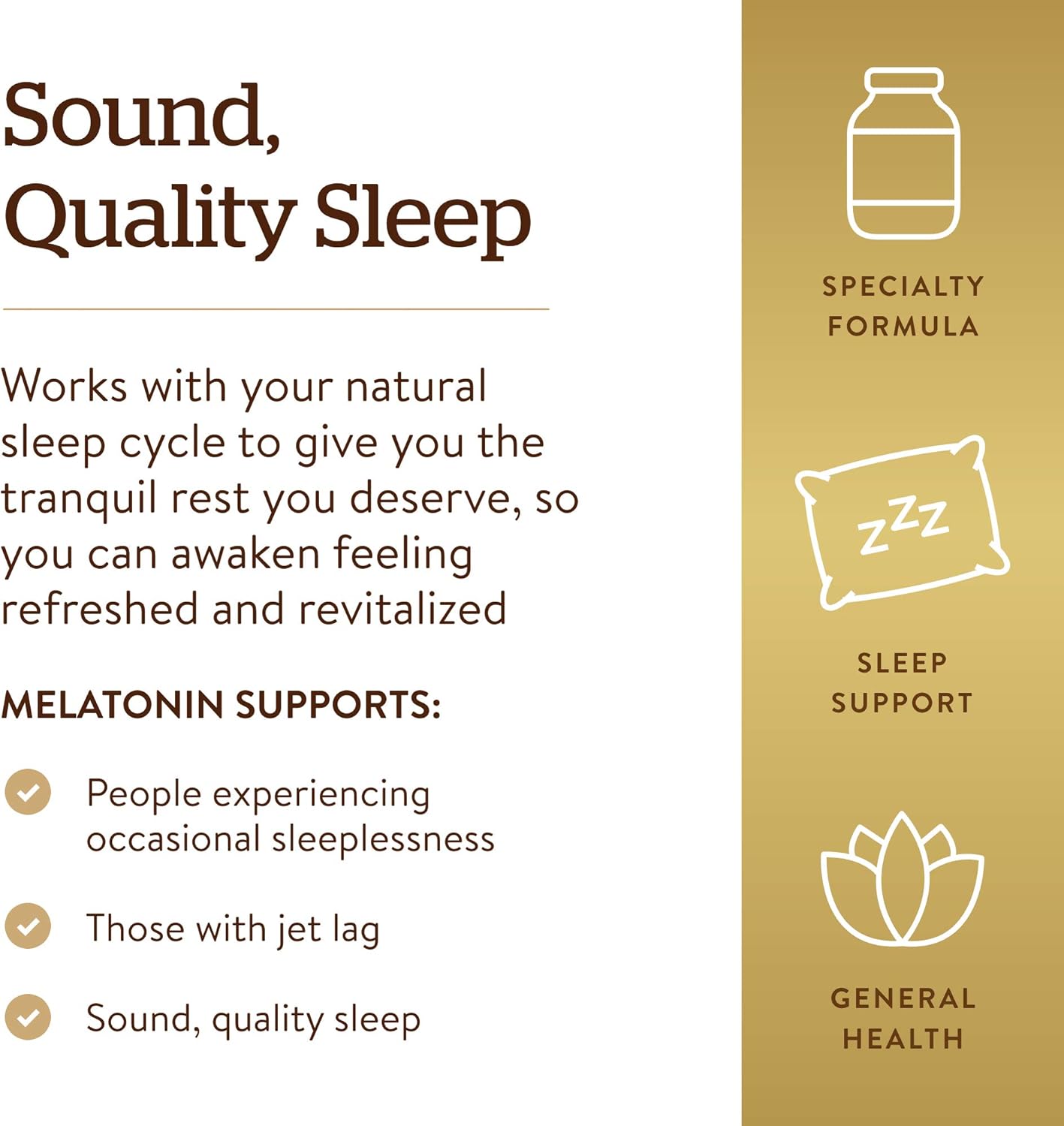 Solgar Melatonin 10mg, 60 Tablets - High-Dosage - Helps Promote Relaxation & Sleep - Clinically-Studied Melatonin - Supports Natural Sleep Cycle - 60 Servings