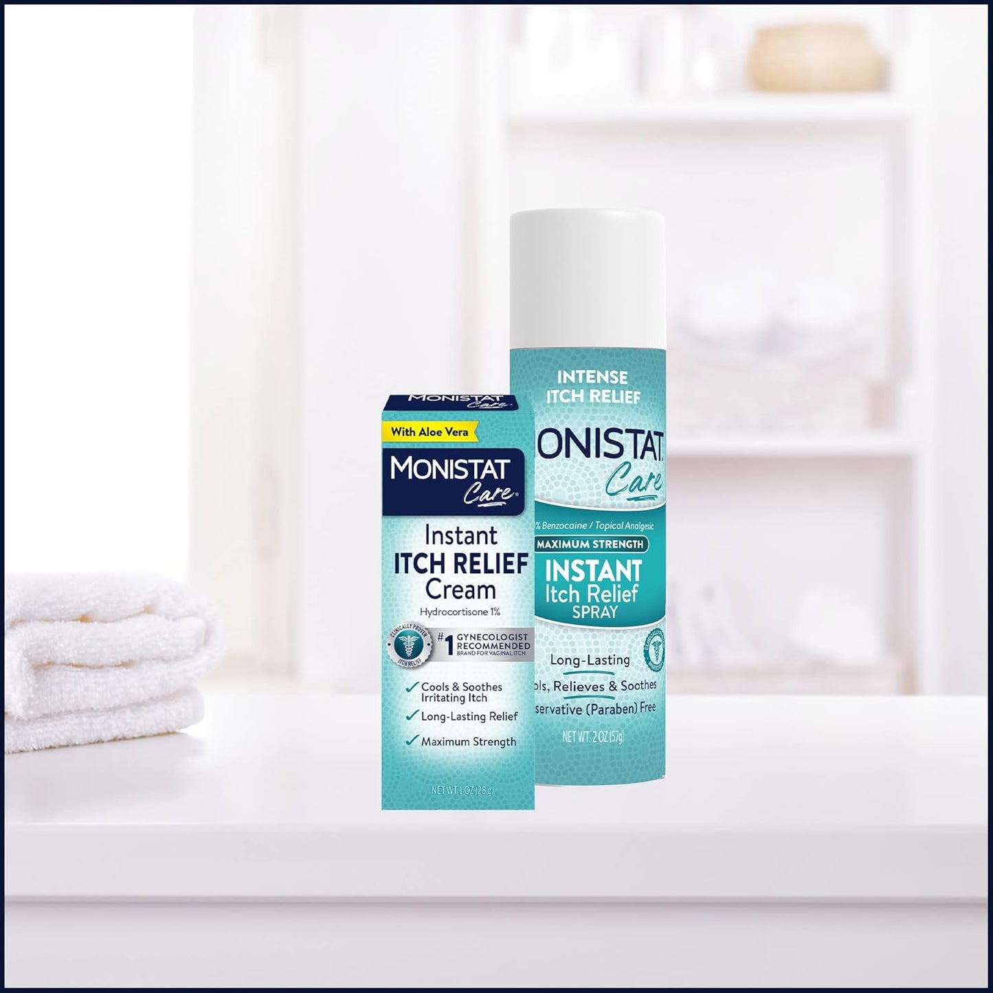 Monistat Instant Itch Relief Cream for Women, Maximum Strength Feminine Itch Care, 1 oz vagistat