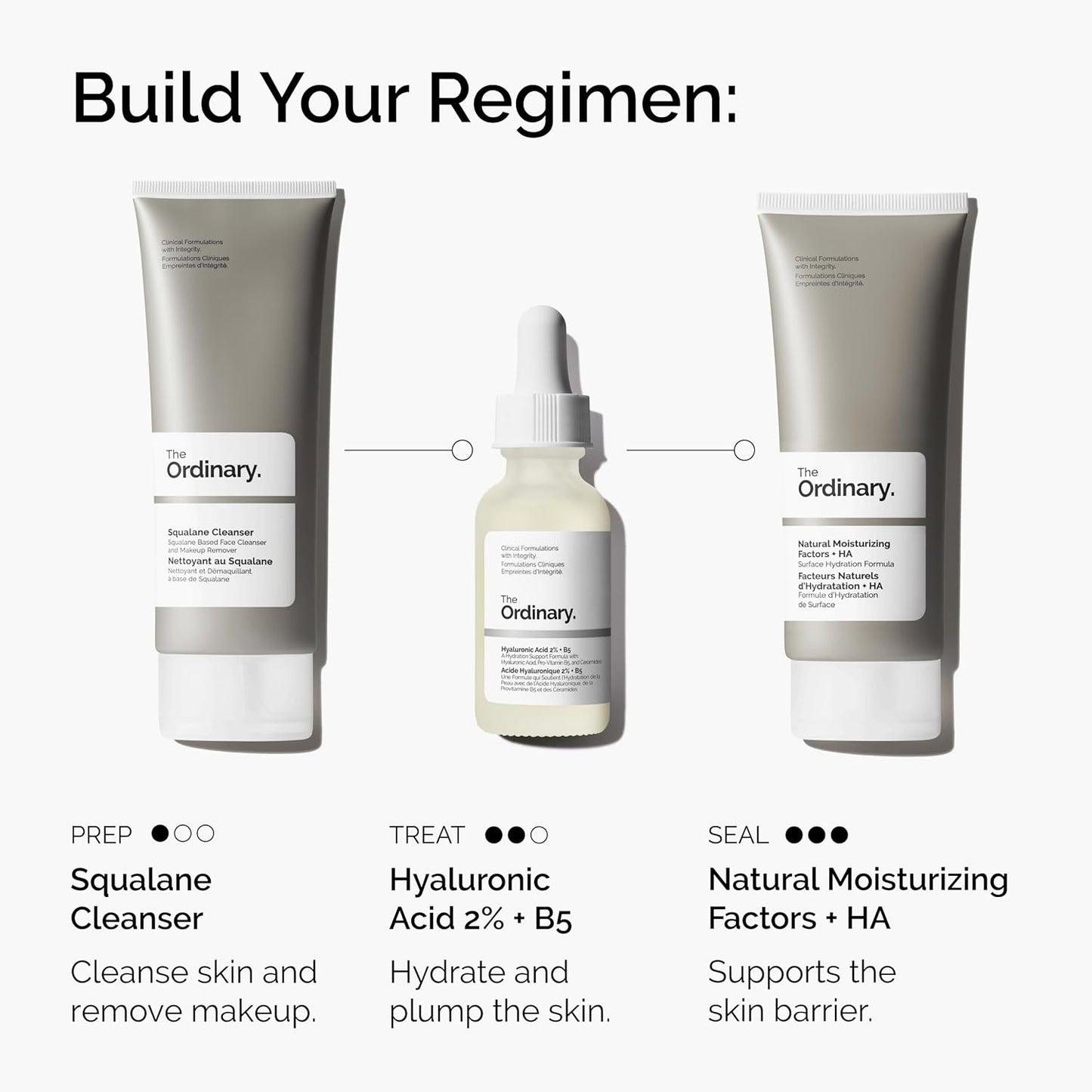 The Ordinary Hyaluronic Acid 2% + B5, Multi-Depth Hydration Serum for Plumper, Smoother Skin