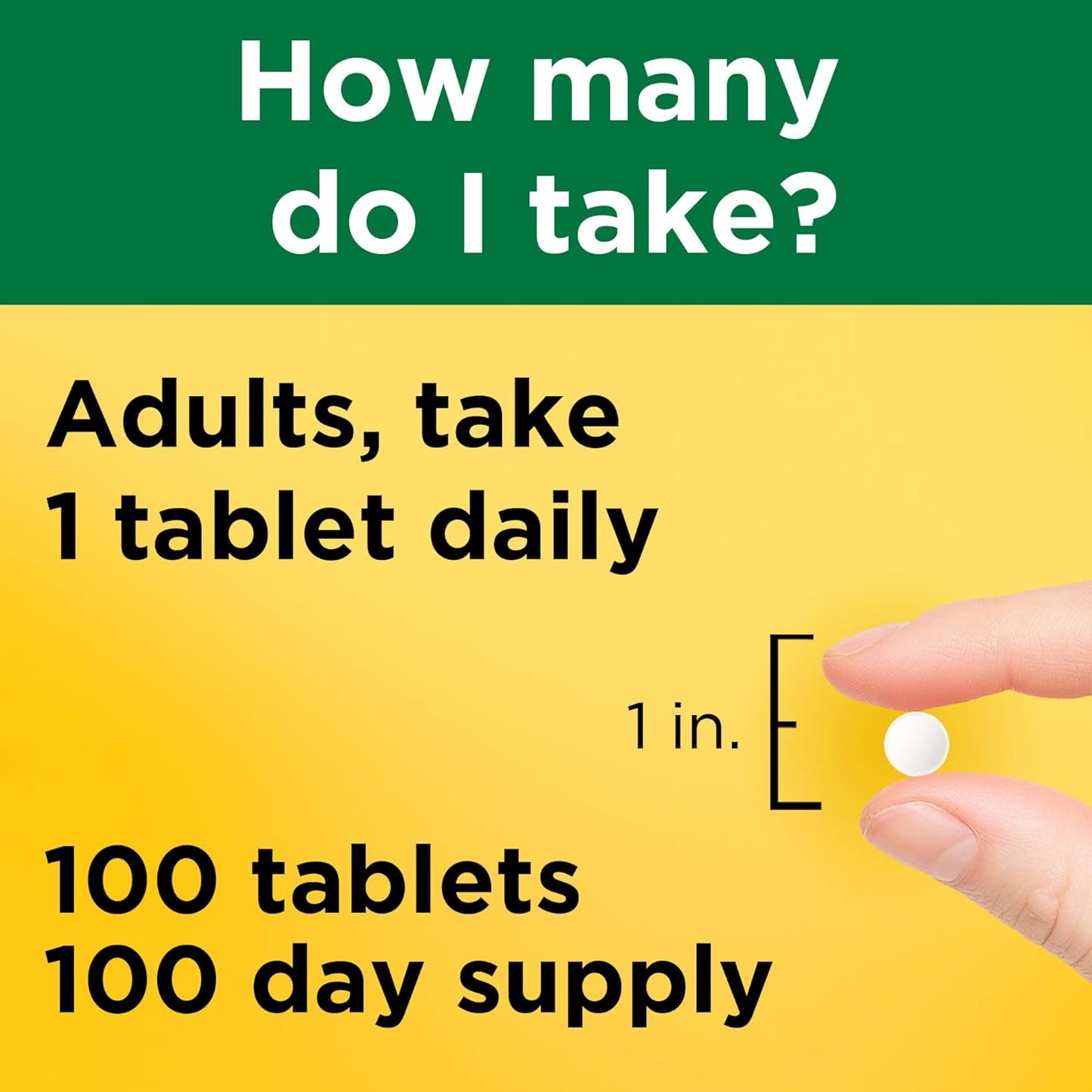 Nature Made Zinc 30 mg, 100 Tablets
