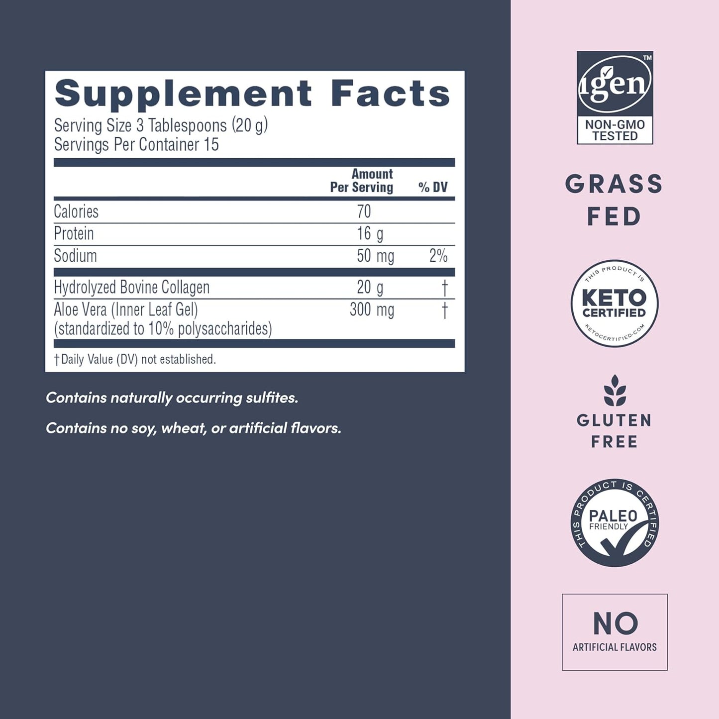 Neocell Collagen with Aloe; Type 1 & 3; Supports Healthy Hair, Skin & Nails, 10 g Collagen/Serving; 30 Servings; 10.6 Oz