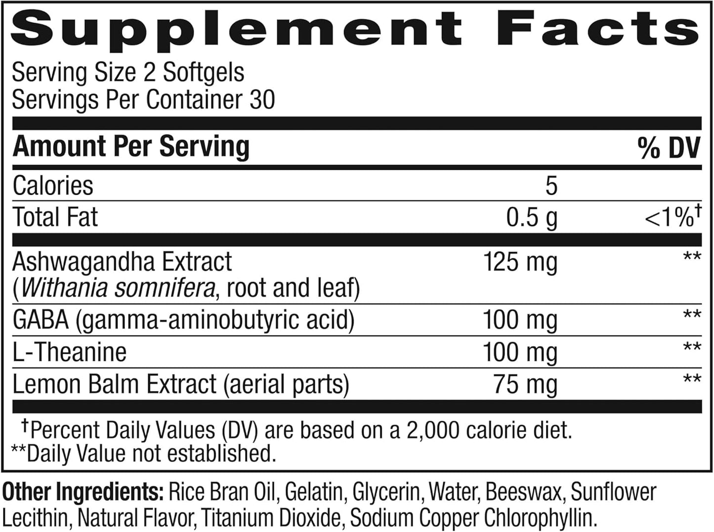 OLLY Ultra Goodbye Stress Softgels, 60ct