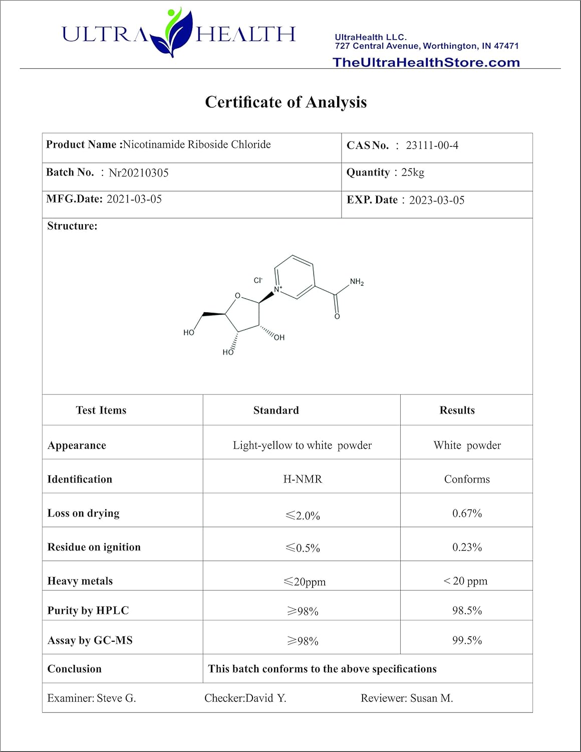 UltraHealth NR (nicotinamide riboside) ENTERIC - High Purity NAD+ Supplement.