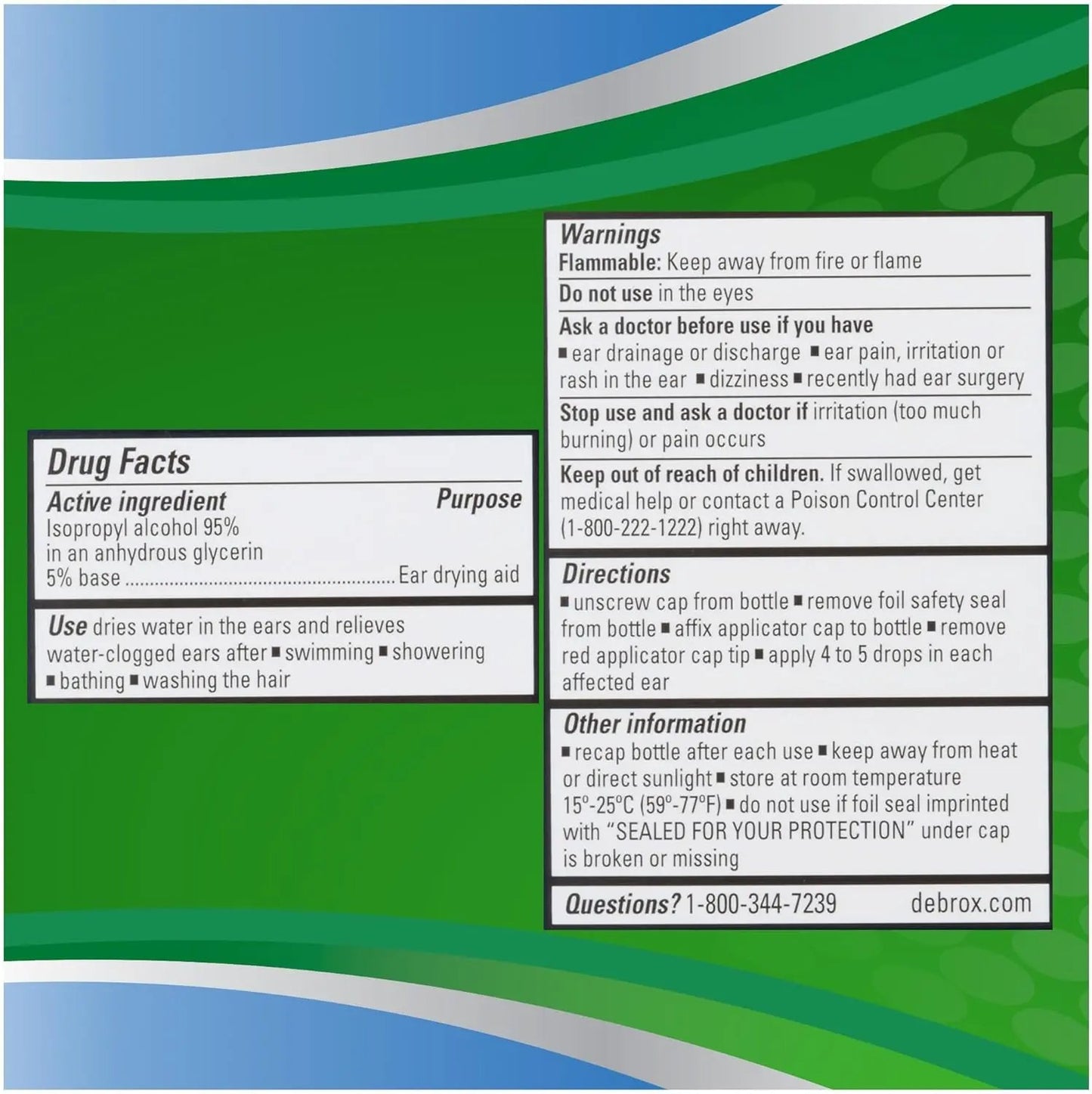 Debrox Swimmer's Ear Drying Drops for Adults & Kids Debrox