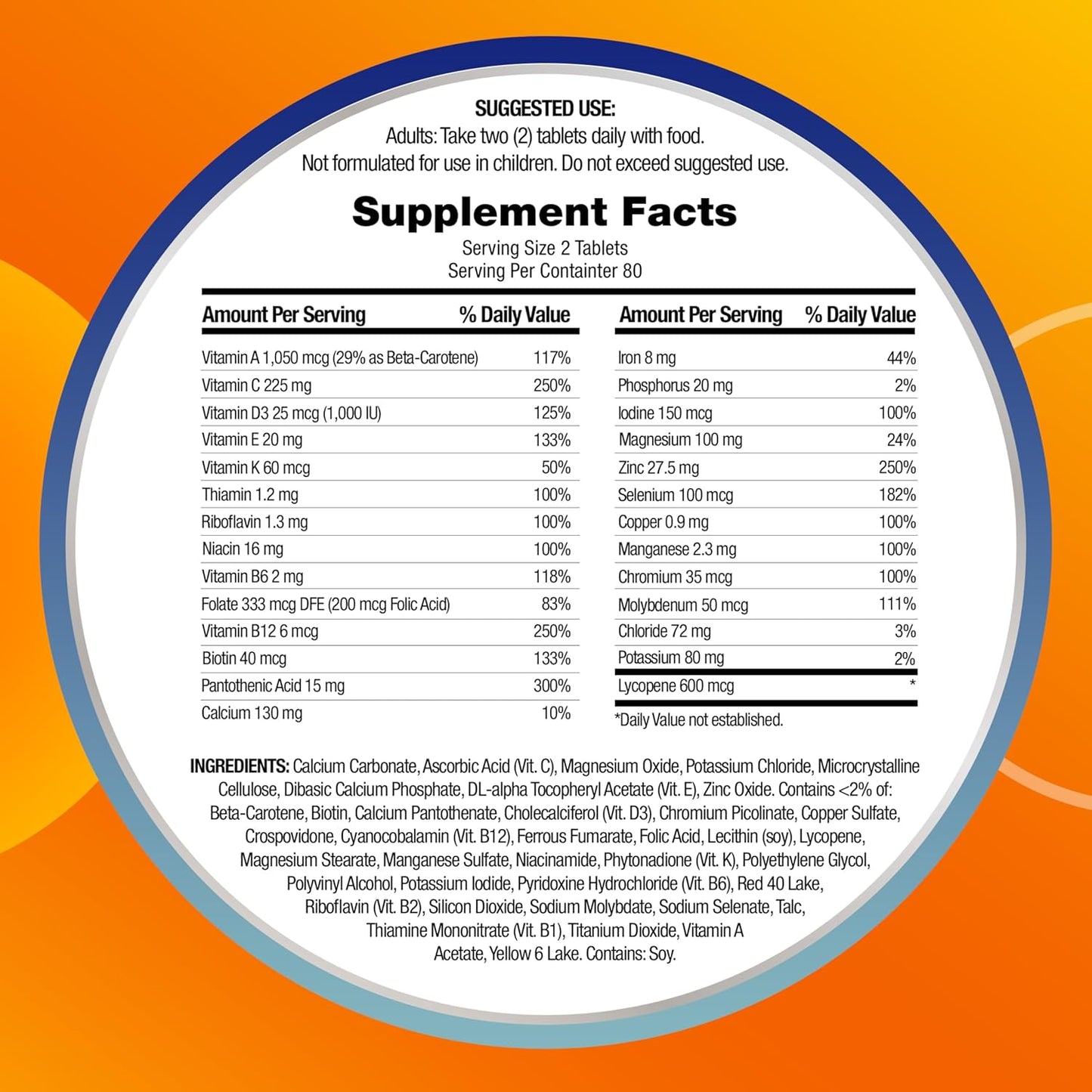 Centrum Minis Men's Daily Multivitamin for Men for Immune Support with Zinc and Vitamin C, 280 Mini Tablets, 140 Day Supply Centrum
