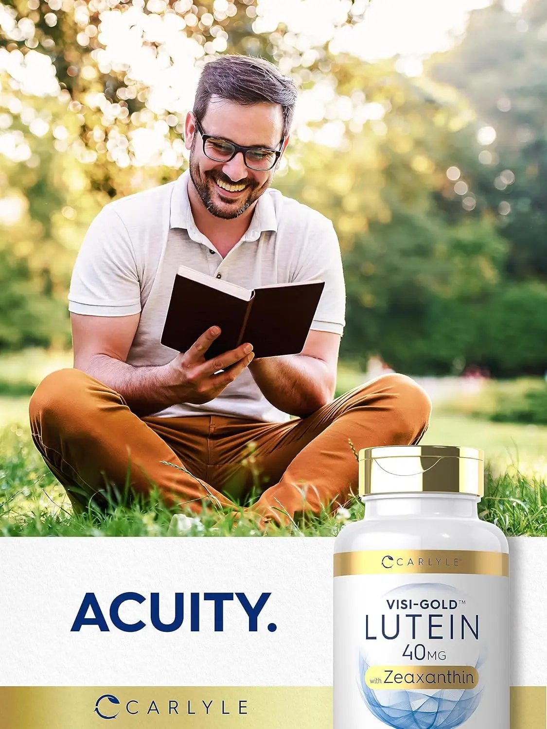 Carlyle Lutein and Zeaxanthin 40 mg | 180 Softgels | Eye Health Vitamins | Non-GMO & Gluten Free Supplement Carlyle