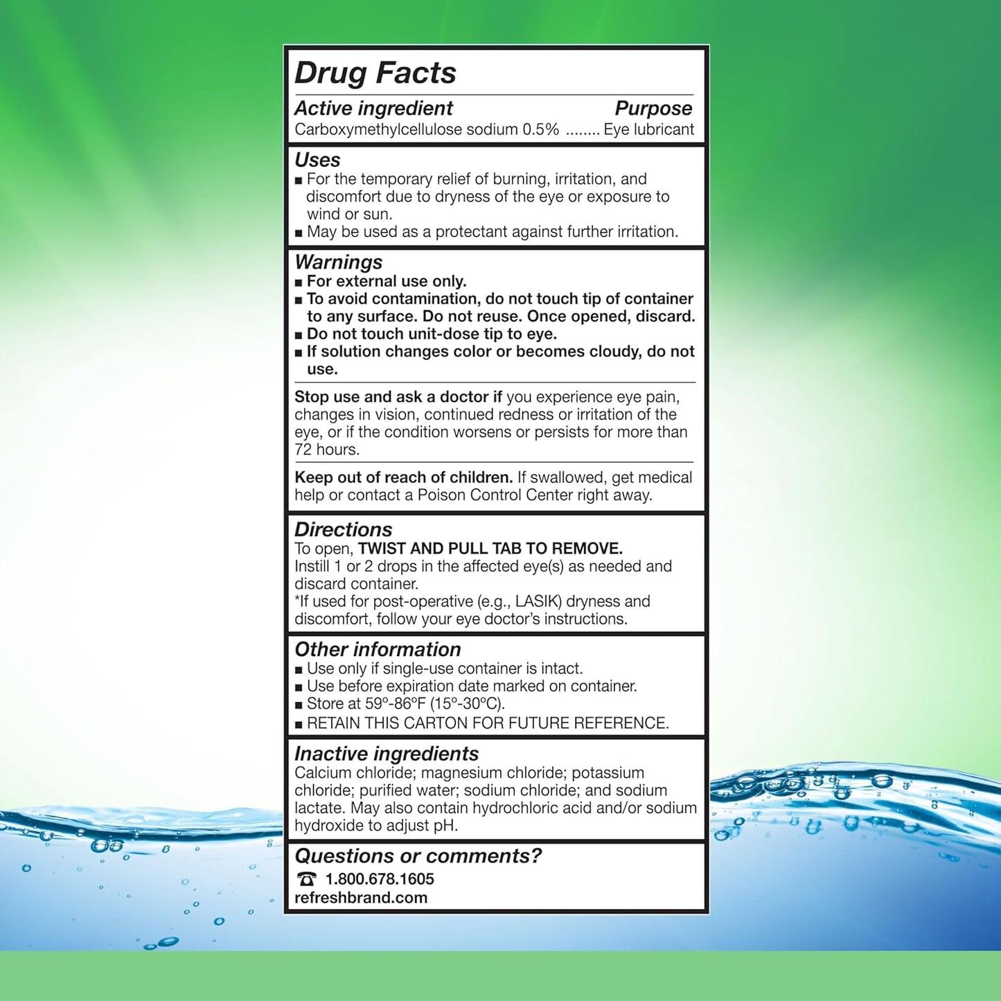 Refresh Plus Lubricant Eye Drops, Value Size, 70-0.01 Fluid Ounce (0.4 ml) Containers