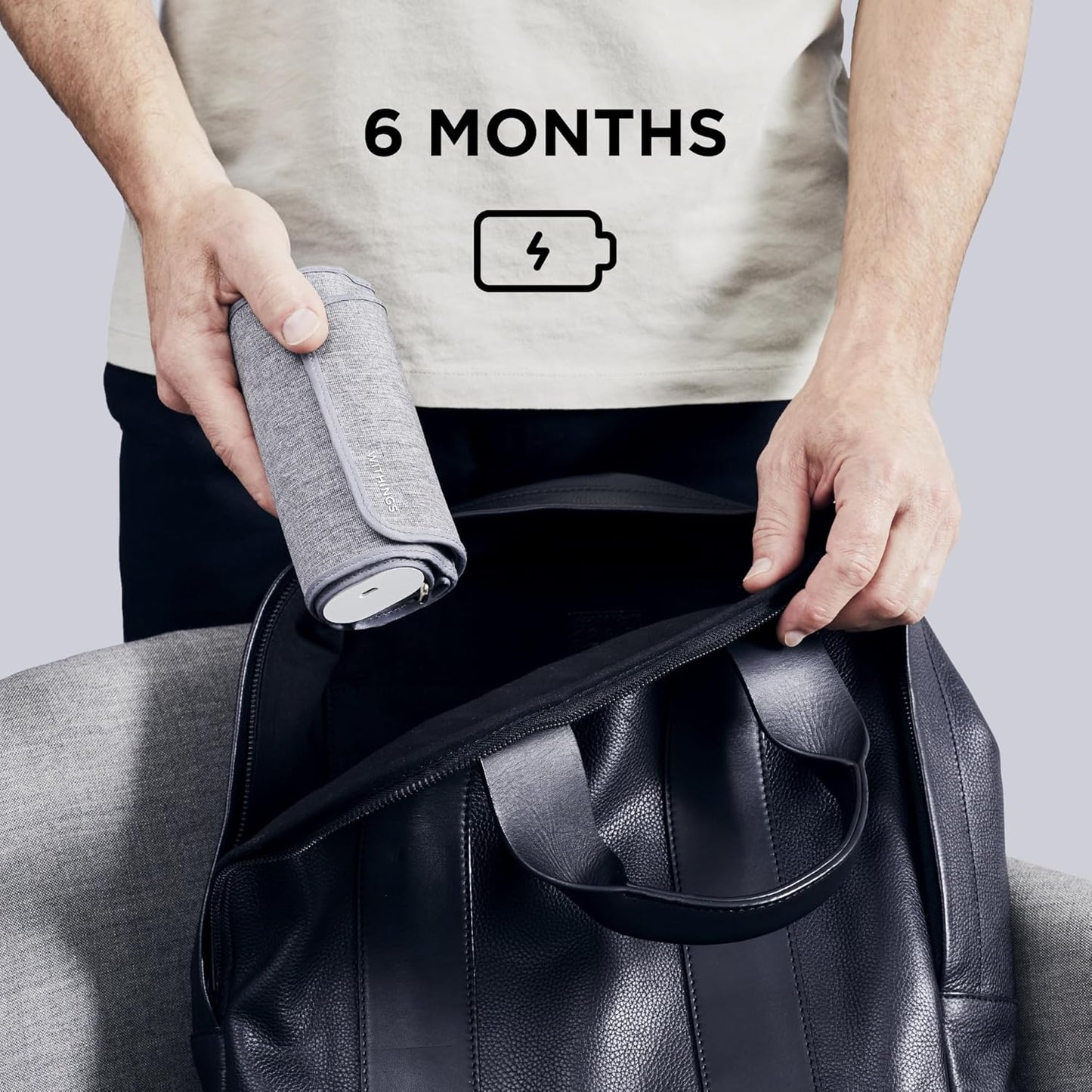 Withings BPM Connect - Digital Blood Pressure Cuff & Heart Rate Monitor - Blood Pressure Machine Arm Cuff, FDA Cleared, FSA/HSA Eligible, IOS & Android