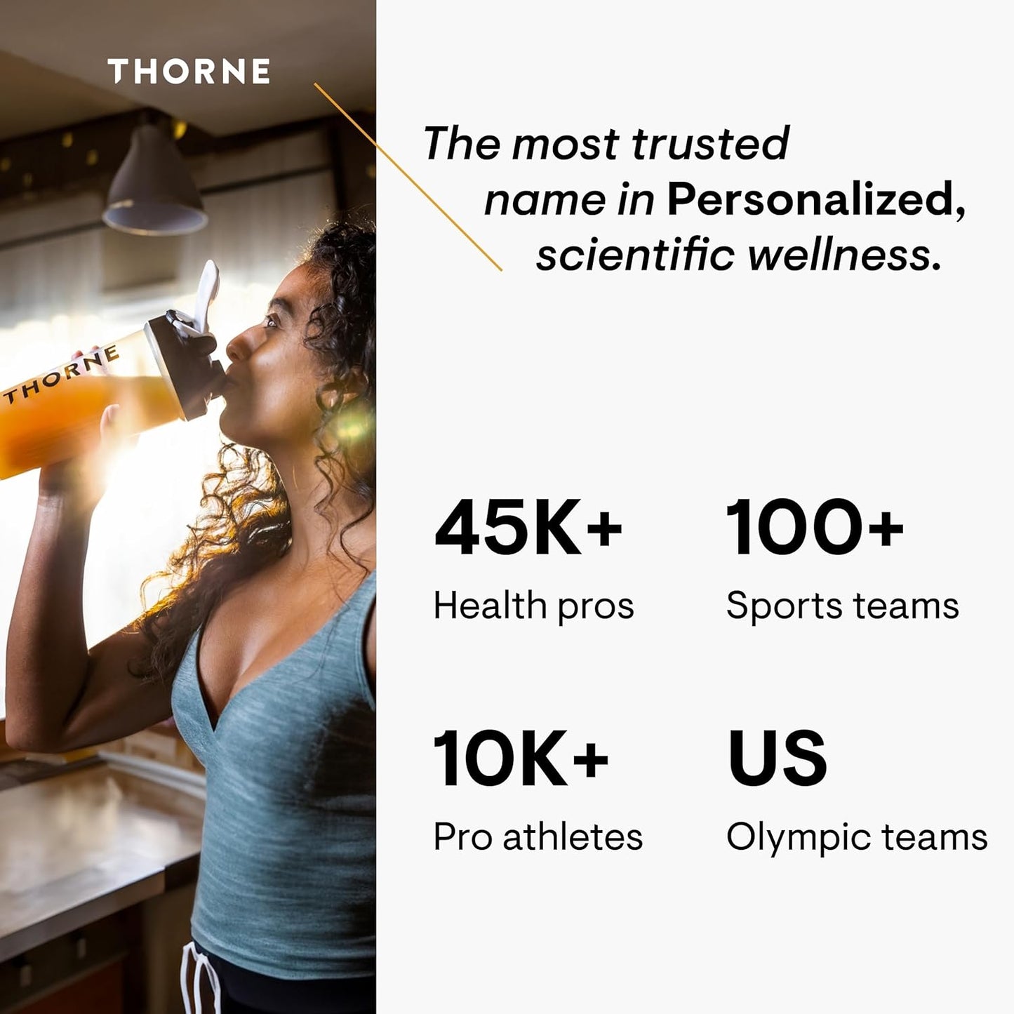 THORNE Iron Bisglycinate - 25 mg - Optimal Absorption - Support Red Blood Cell Formation - Fight Fatigue and Other Symptoms of Iron Deficiency - NSF Certified for Sport - Gluten-Free - 60 Capsules