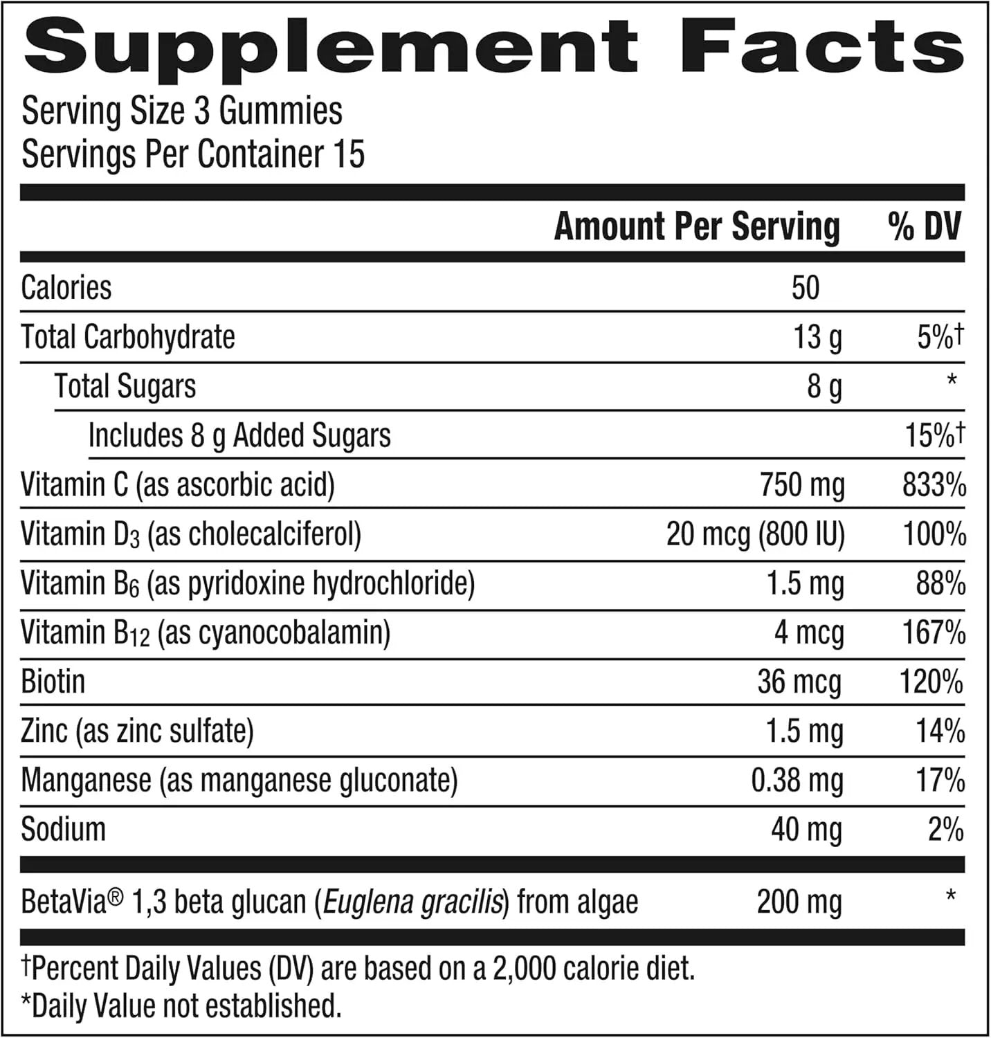 Emergen-C Immune Plus Vitamin D and C Gummies, Super Orange, 45 ct Emergen-C